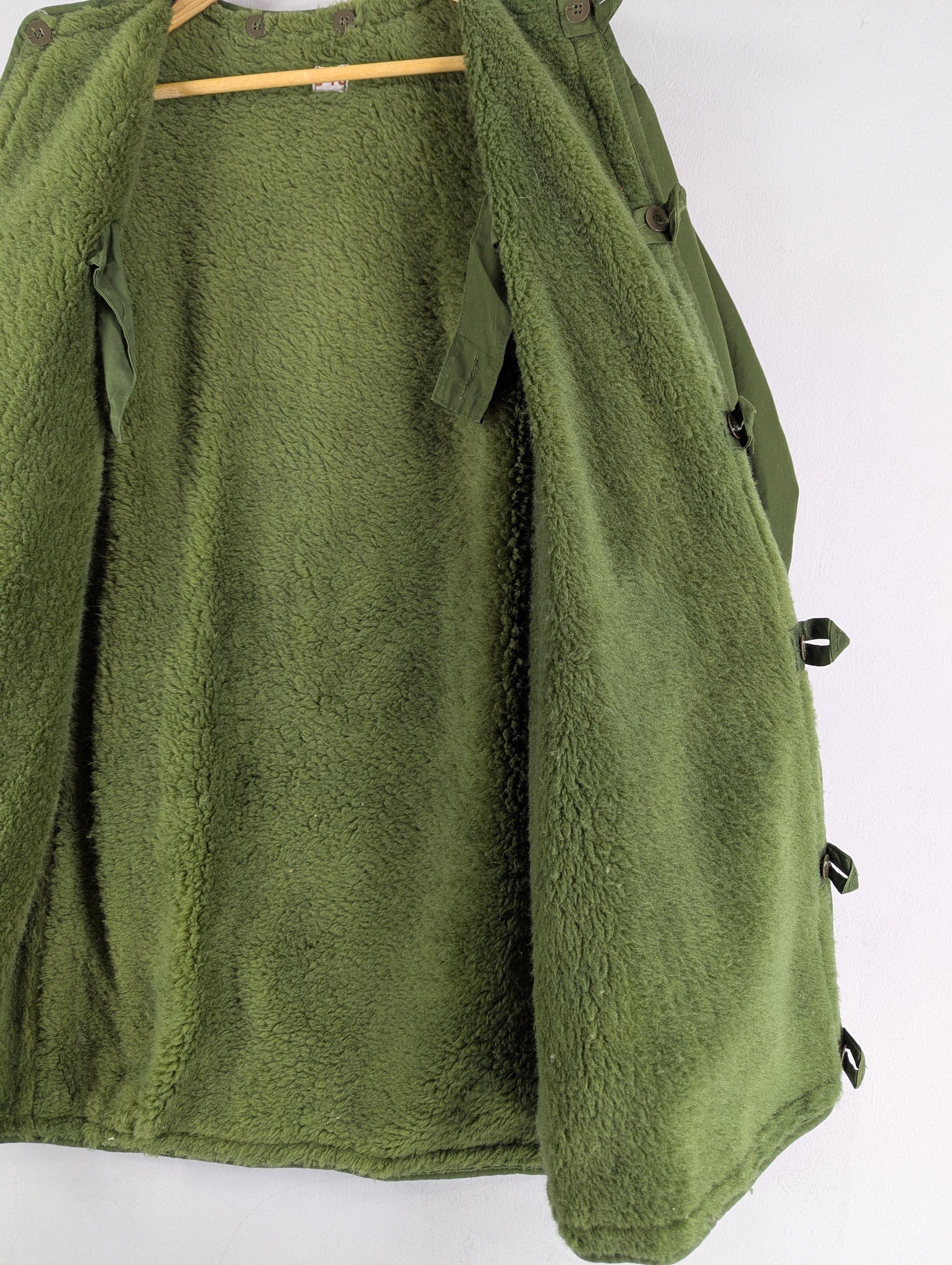 Vintage 60-70s Sweedish Army M59 Boa Liner Military Jacket