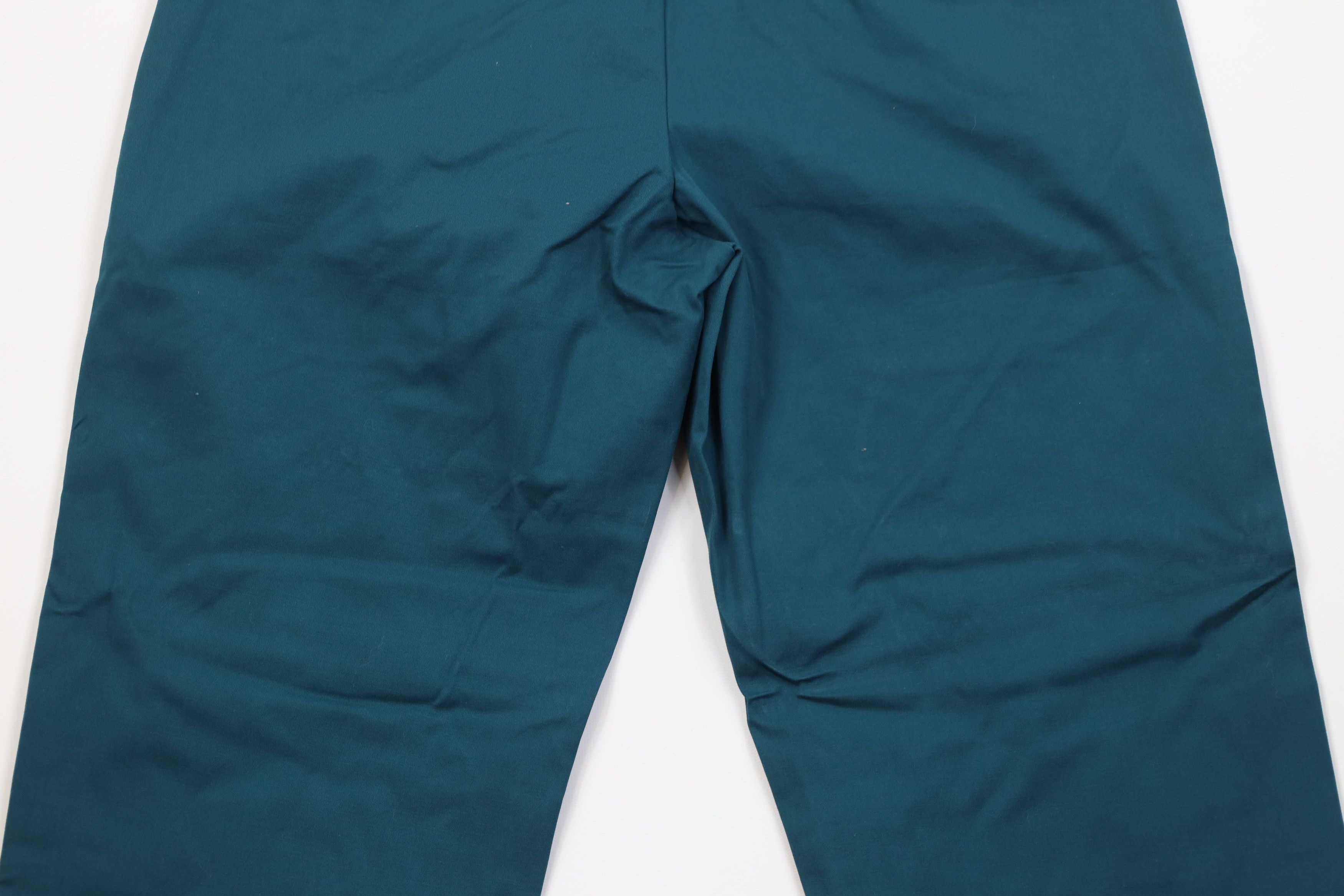 Lands' End New Lands End Cuffed Stretch Straight Leg Chino Pants Teal Size US 32 / EU 48 - 11 Thumbnail