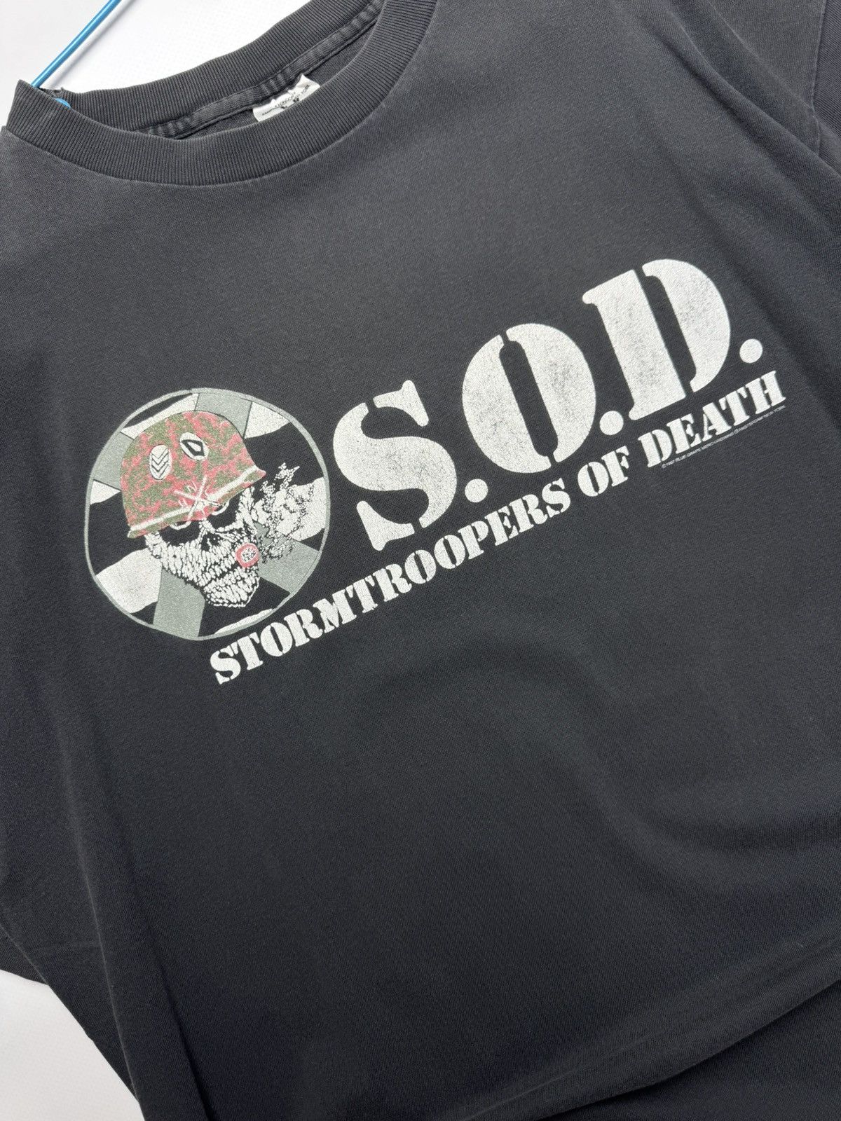 Vintage Vintage S.O.D. Stormtroopers of Death Band Tee - Made in USA Size US XL / EU 56 / 4 - 5 Thumbnail