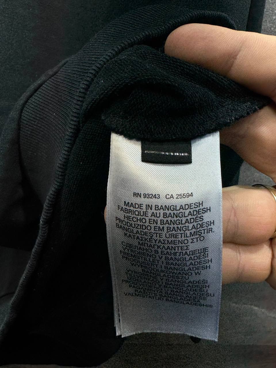 Diesel DIESEL Men’s Crew Neck Sweatshirt Black Denim Division Size US L / EU 52-54 / 3 - 7 Thumbnail