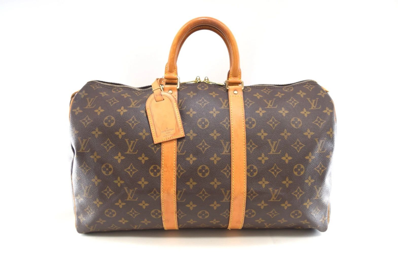 Louis Vuitton Keepall 45 Travel Boston Bag Monogram M41428