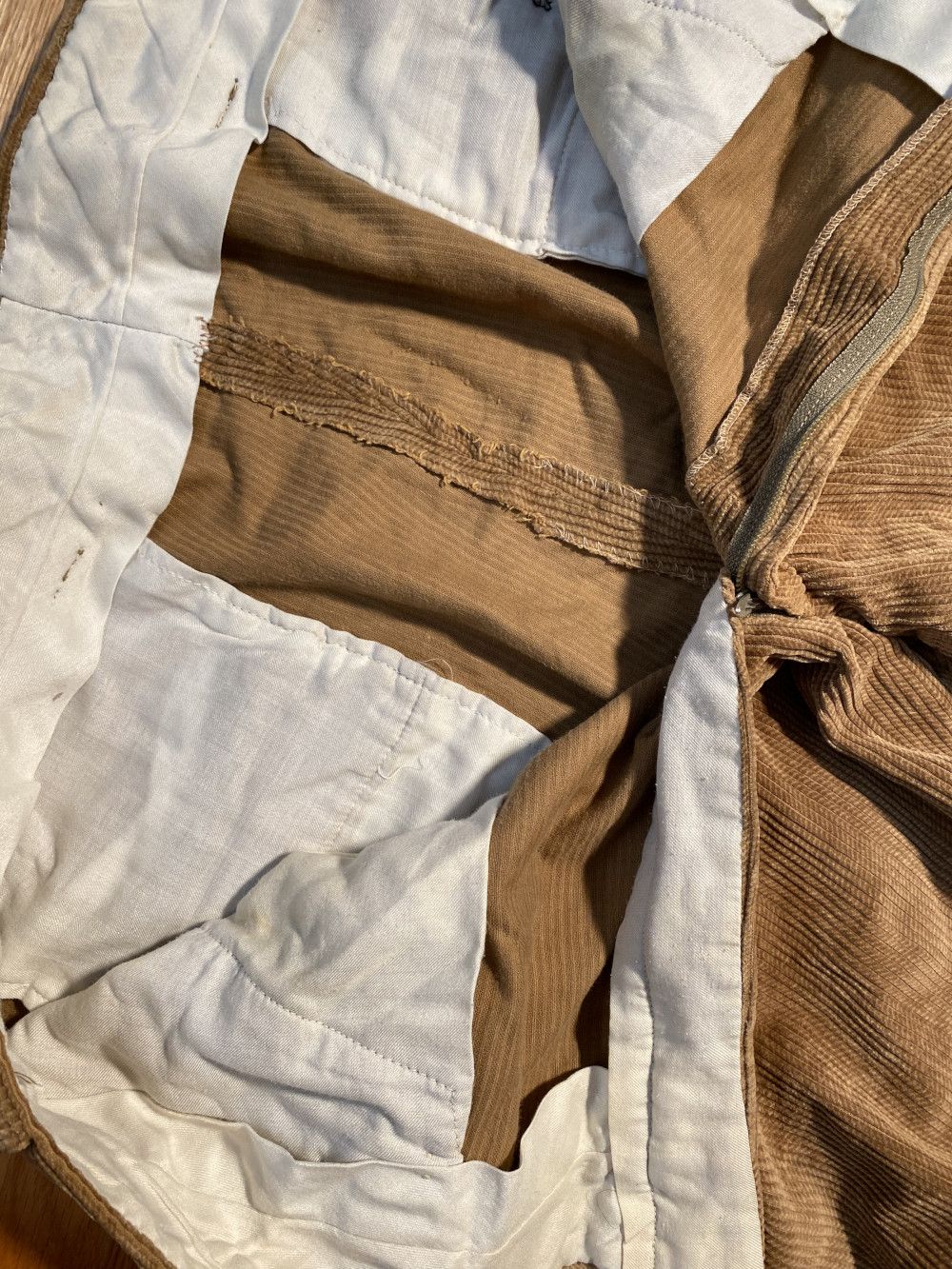 Vintage 38x32 Vintage 70s Flare Corduroy Pants Cotton Brown Bootcut Size US 38 / EU 54 - 4 Thumbnail