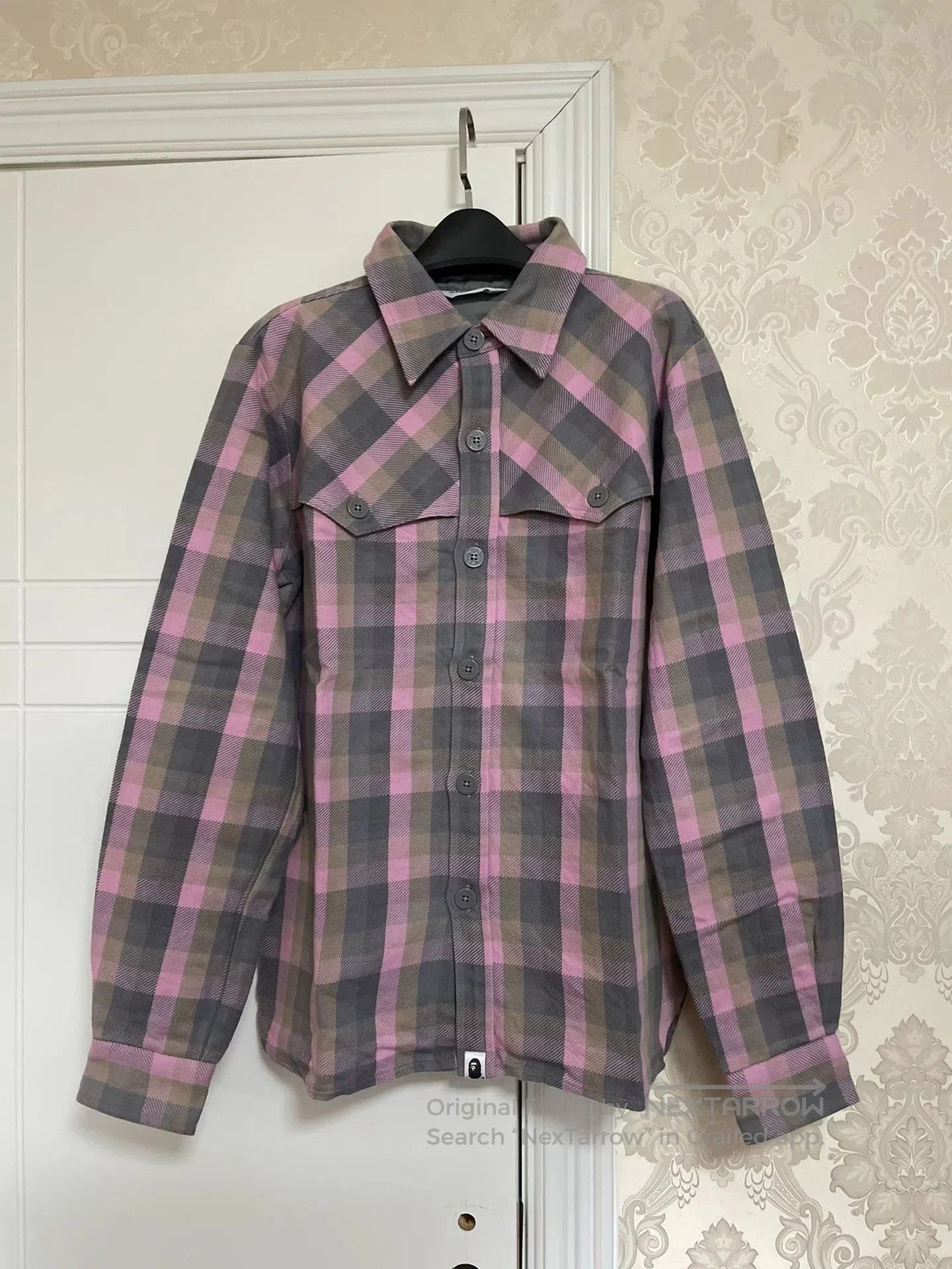 Bape BAPE Aoyama Limited Pink Check Shirt Jacket. Size US M / EU 48-50 / 2 - 1 Thumbnail