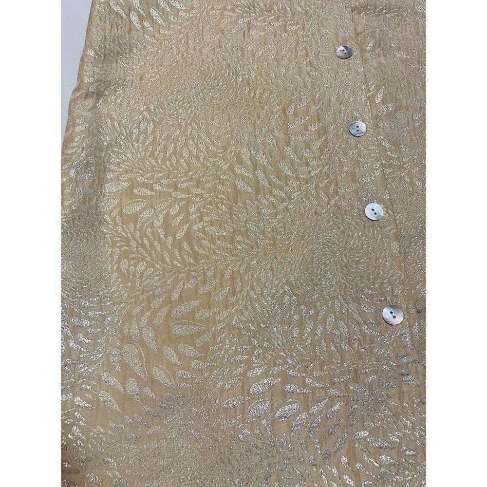 Other Tucker NYC Gold Front Button Skirt Size S Size 28" / US 6 / IT 42 - 8 Thumbnail