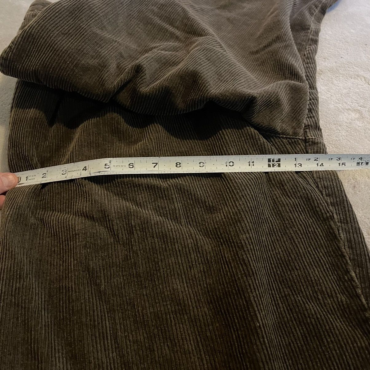 Puritan Vintage 90s Puritan Men Brown Corduroy Pants 38x30 Wide Wale Size US 37 - 10 Thumbnail