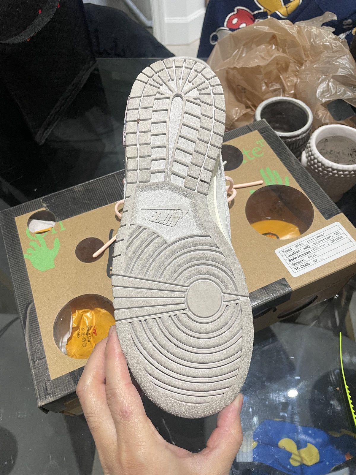 Nike × Off-White Nike x Off-White Dunk Low Lot 12 Size US 8 / EU 41 - 11 Thumbnail