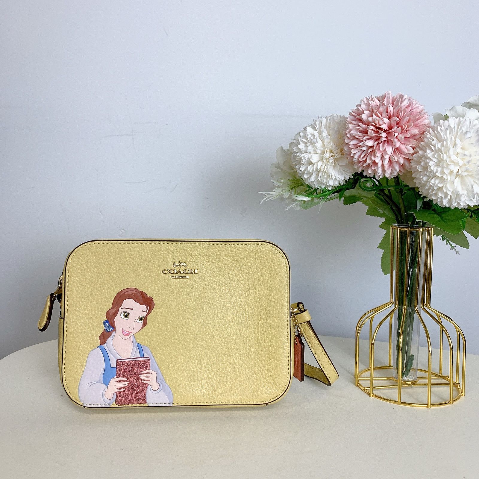 Coach Coach C3404 Disney X Coach Mini Camera Belle Vanilla Cream Size ONE SIZE - 2 Thumbnail