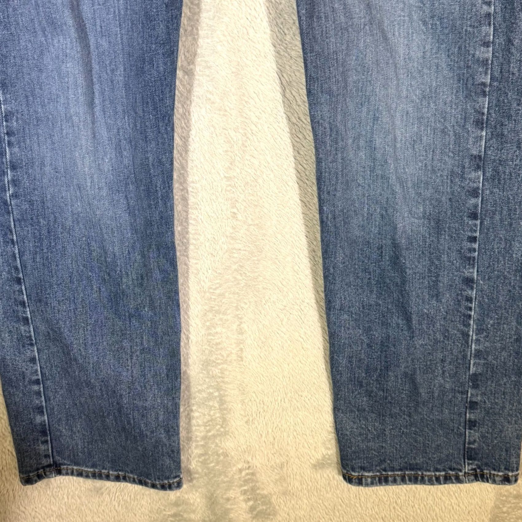 Levi's Levi’s 505 Jeans Men 34x30 Regular Fit Mid Rise Straight Leg Blue Denim Size US 34 / EU 50 - 5 Thumbnail