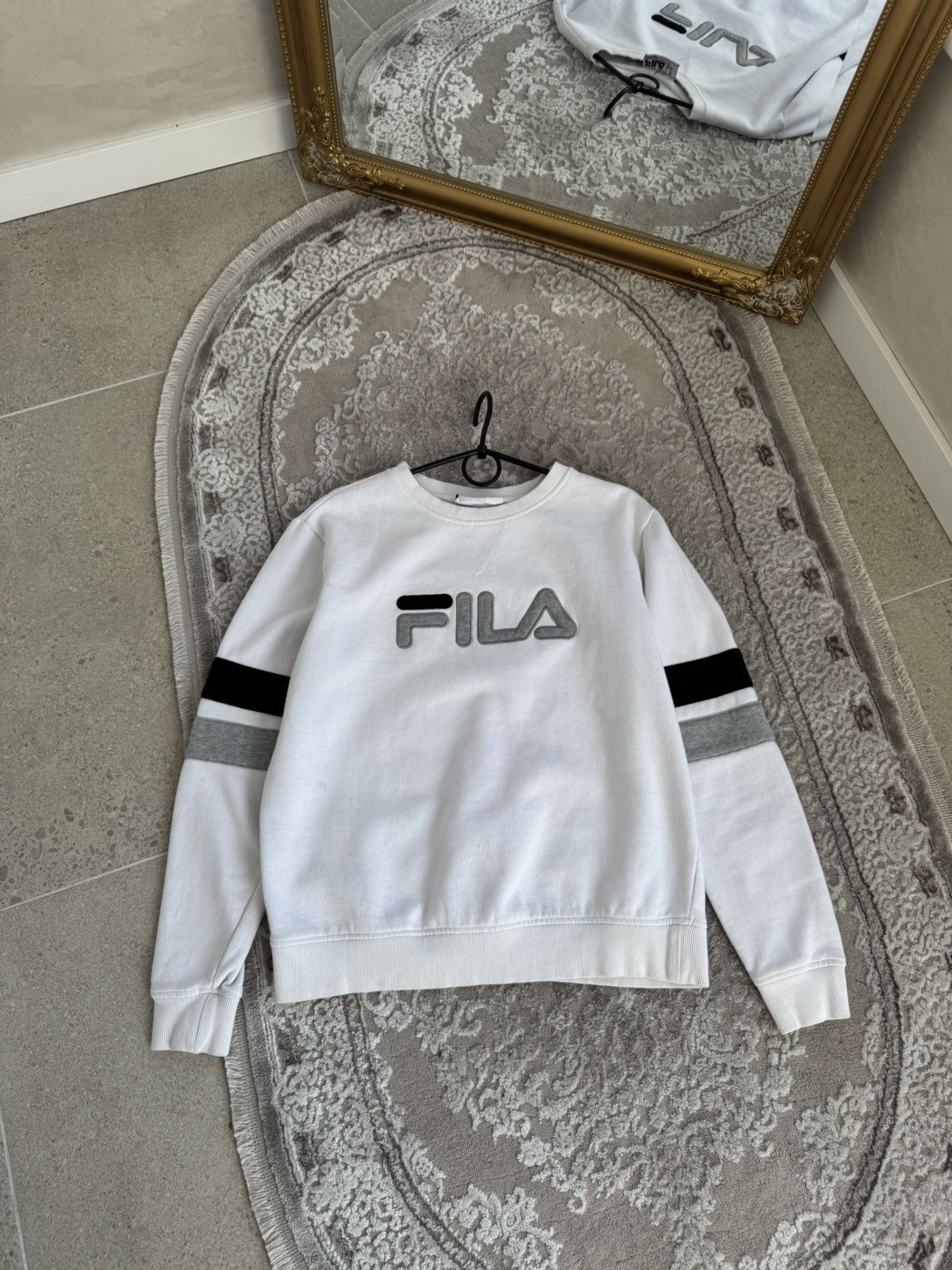 Fila Vintage Fila Sweatshirt XL Athletic 1/4 Zip Spell Out 90s Size US S / EU 44-46 / 1 - 1 Thumbnail
