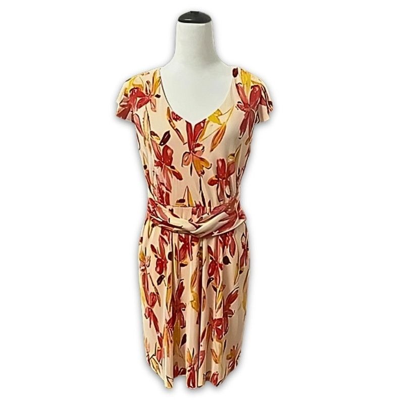 Other Collective Concepts Midi Dress Blouson Belted Floral Multi Size M / US 6-8 / IT 42-44 - 1 Thumbnail