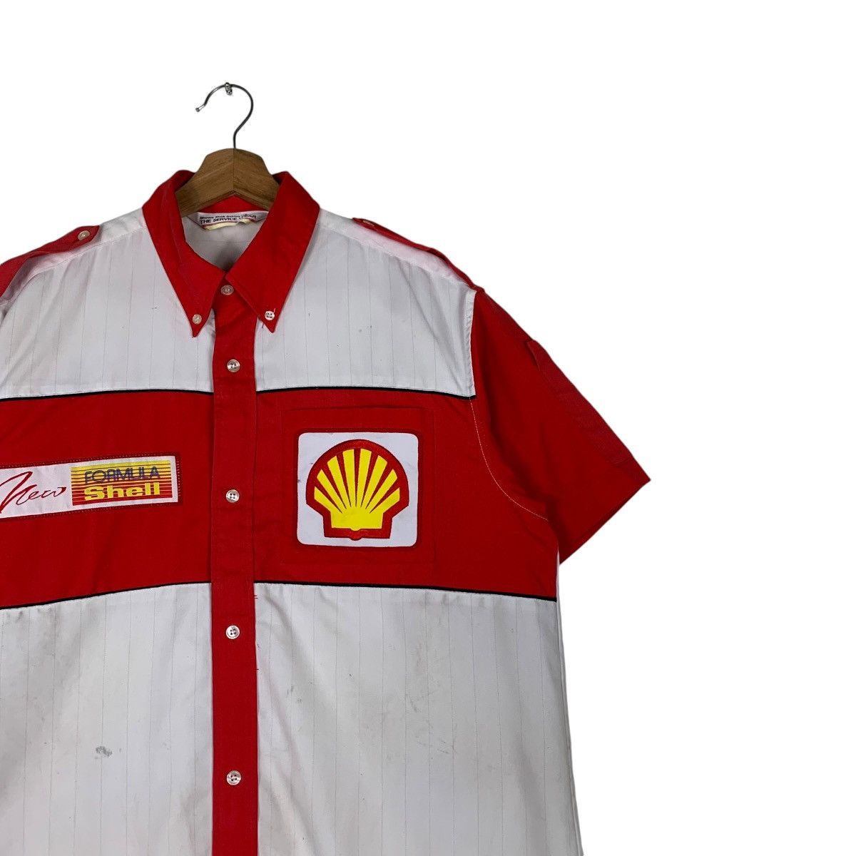 Formula 1 Vintage SHELL Work Shirt #1319-C59 Size US M / EU 48-50 / 2 - 5 Thumbnail
