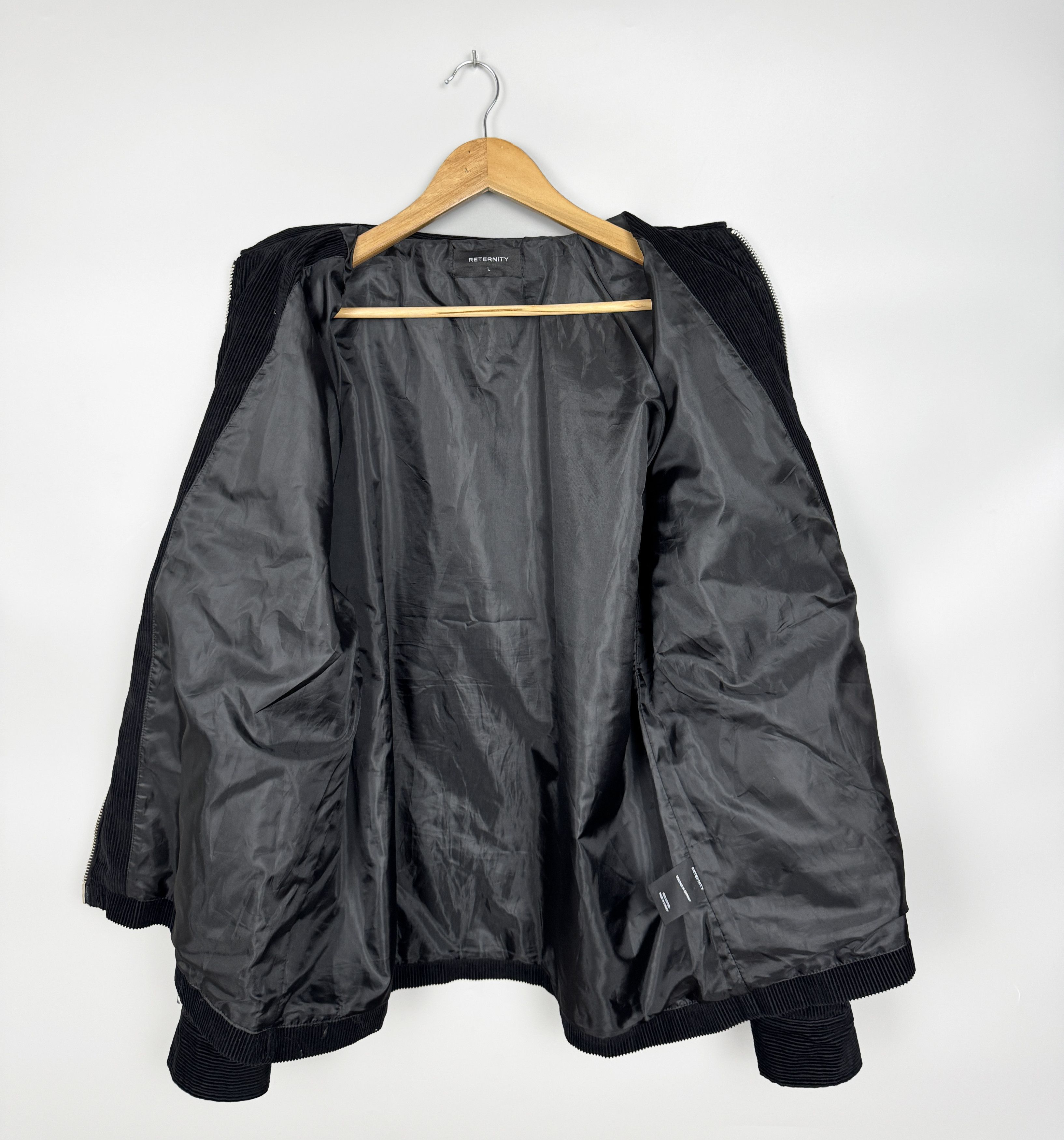 Other Reternity Velvet Corduroy Black Jacket Size US L / EU 52-54 / 3 - 9 Thumbnail