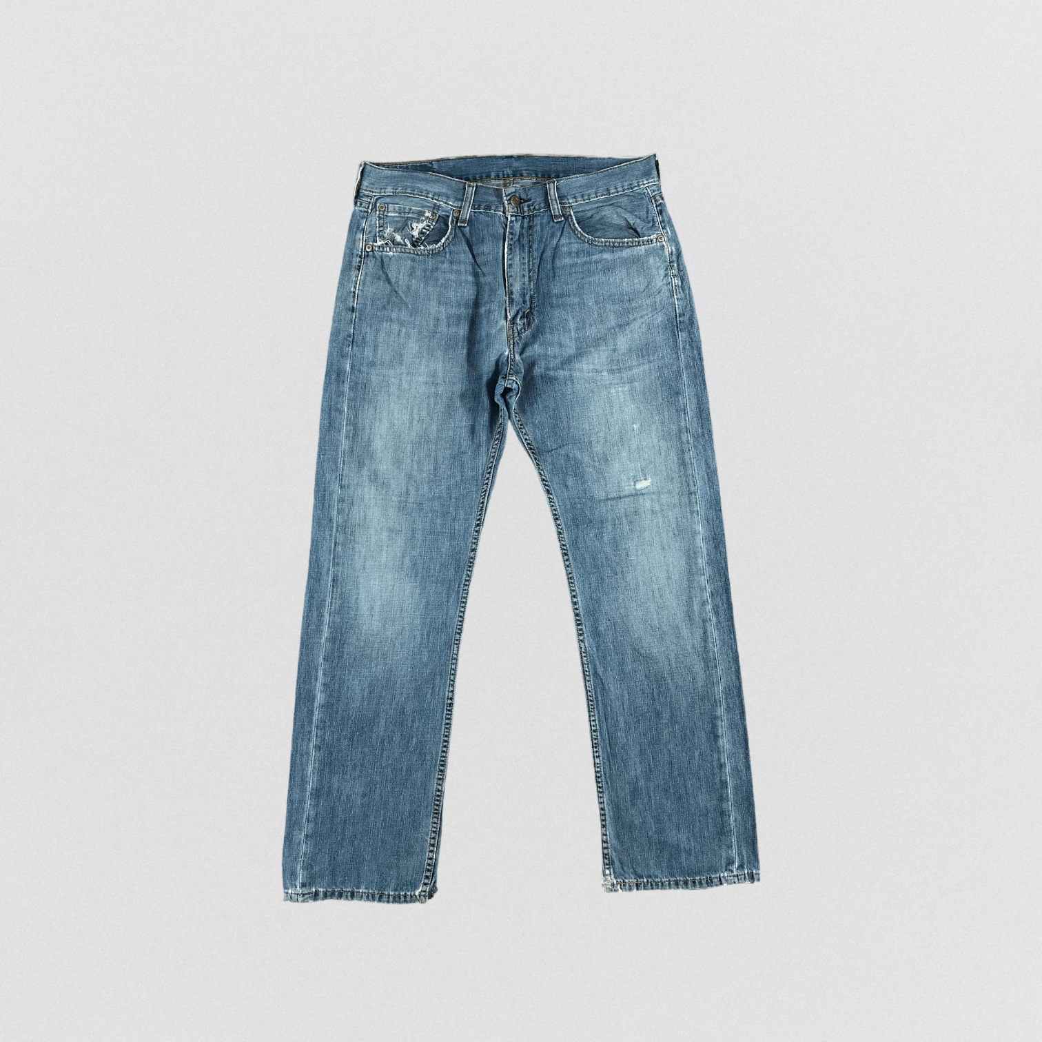 Vintage Blue Wash Levis 505 Jeans-JM2534