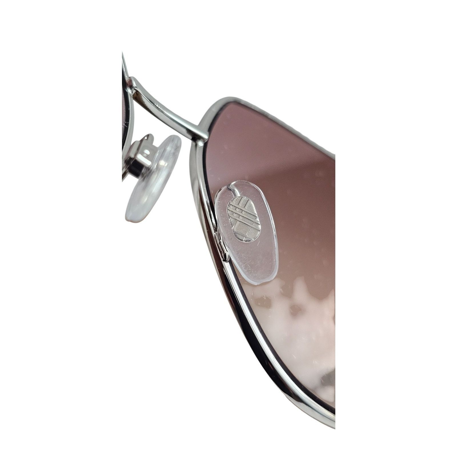 Burberry Burberry BE3143 Alexis Metal Sunglasses in Silver Pink Size ONE SIZE - 5 Thumbnail