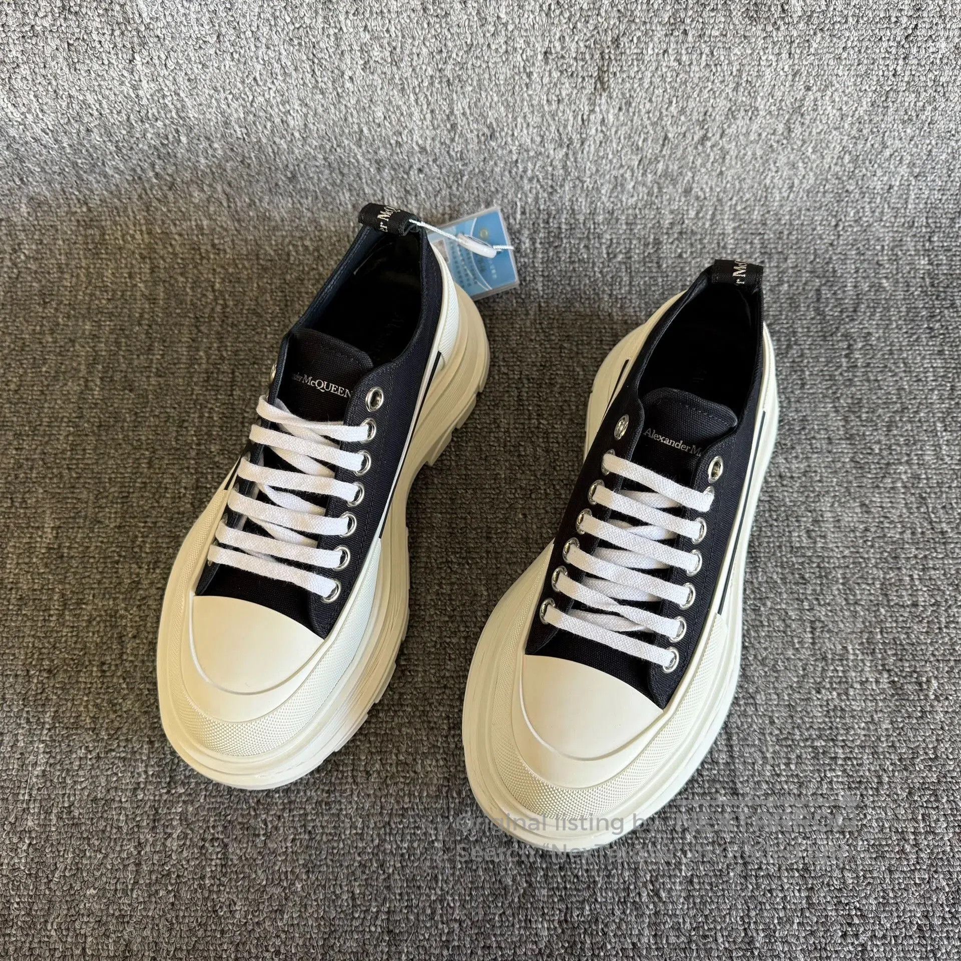 Alexander McQueen Alexander McQueen Platform Canvas Shoes 37.5. Size US 6.5 / IT 36.5 - 2 Thumbnail