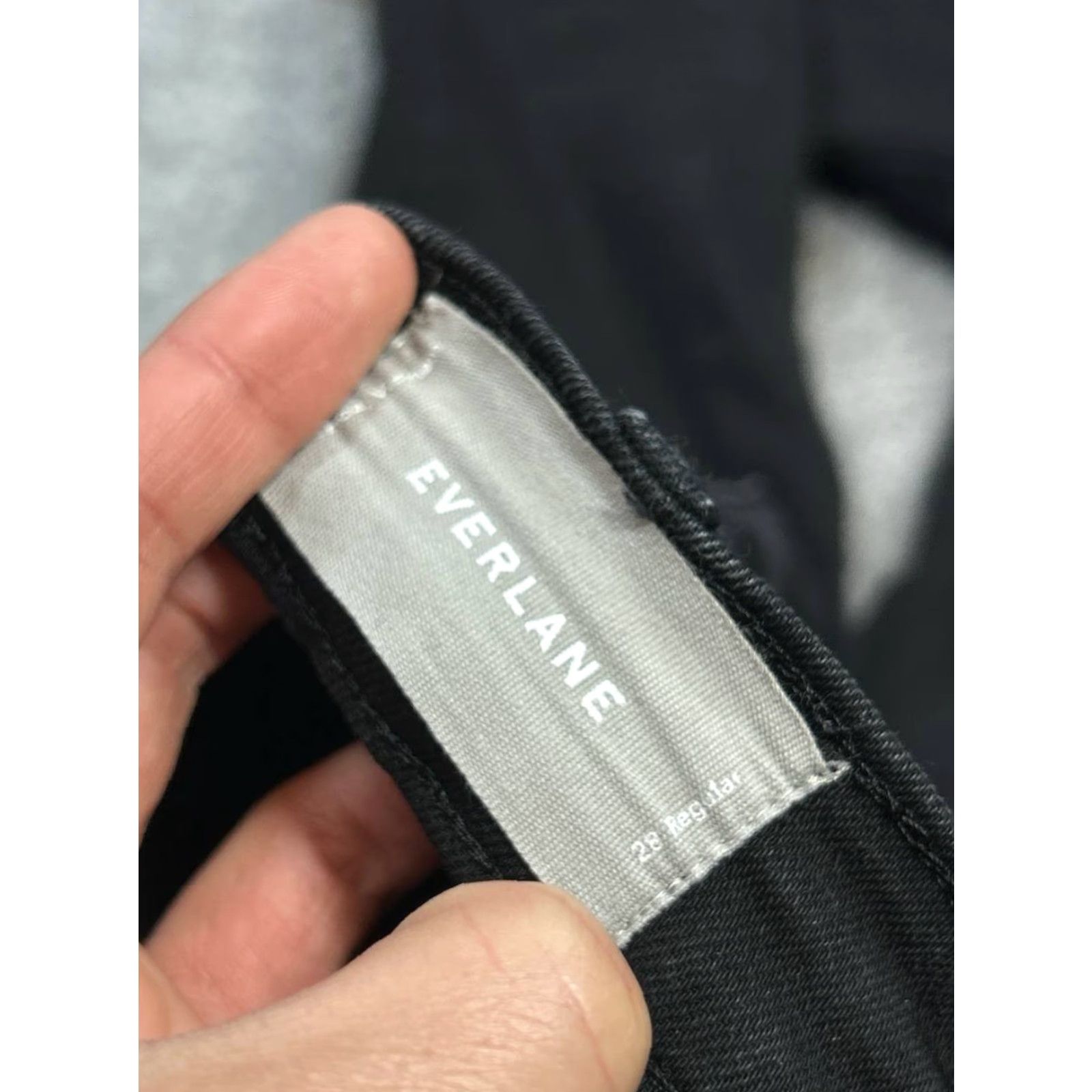 Everlane Everlane The Way High Jeans Women 28 Black Denim Cotton Stretch Skinny Leg 26x28 Size 28" / US 6 / IT 42 - 7 Thumbnail
