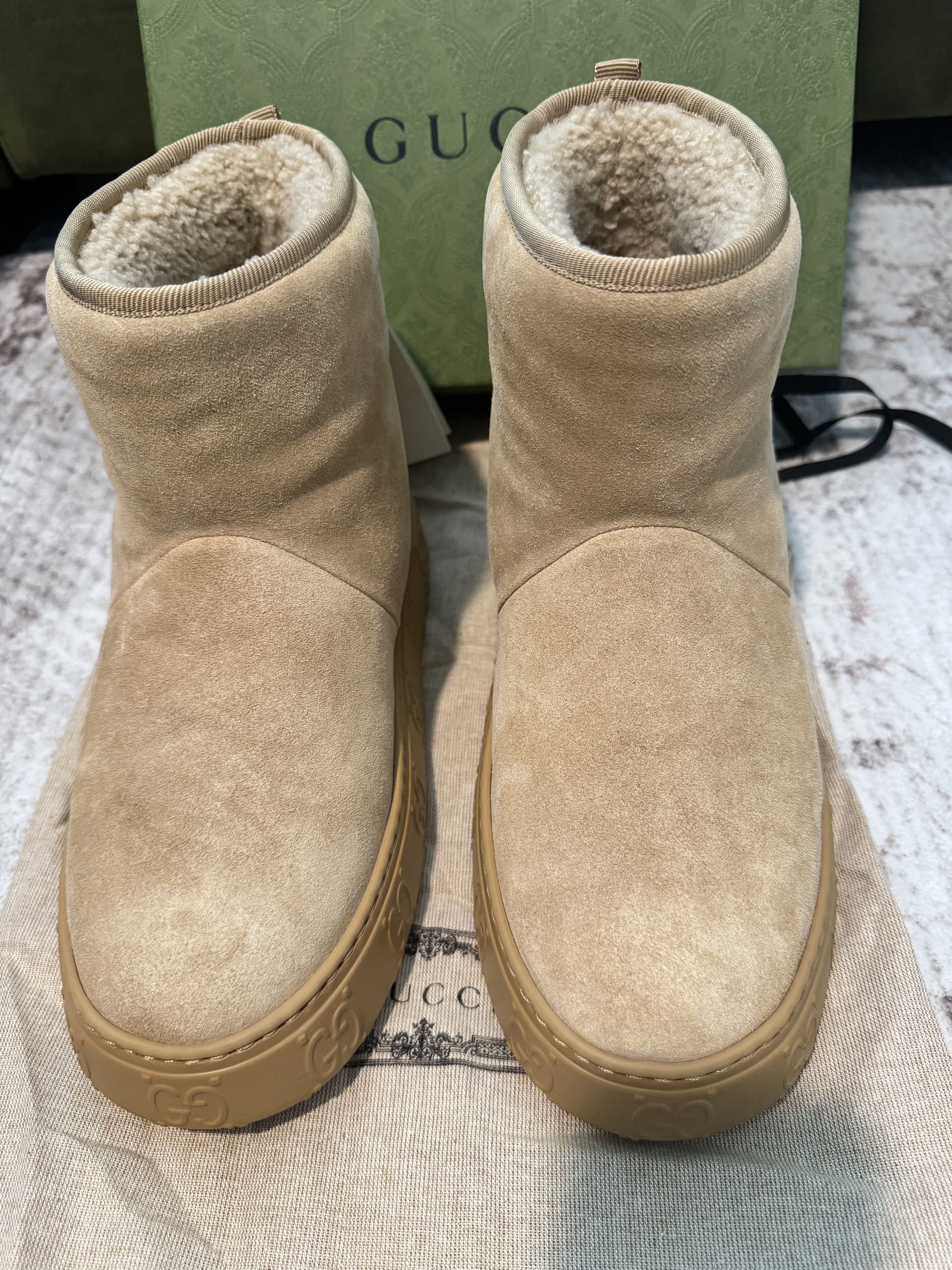 Gucci Gucci GG Fur Lined Boots Size US 8.5 / IT 38.5 - 1 Thumbnail