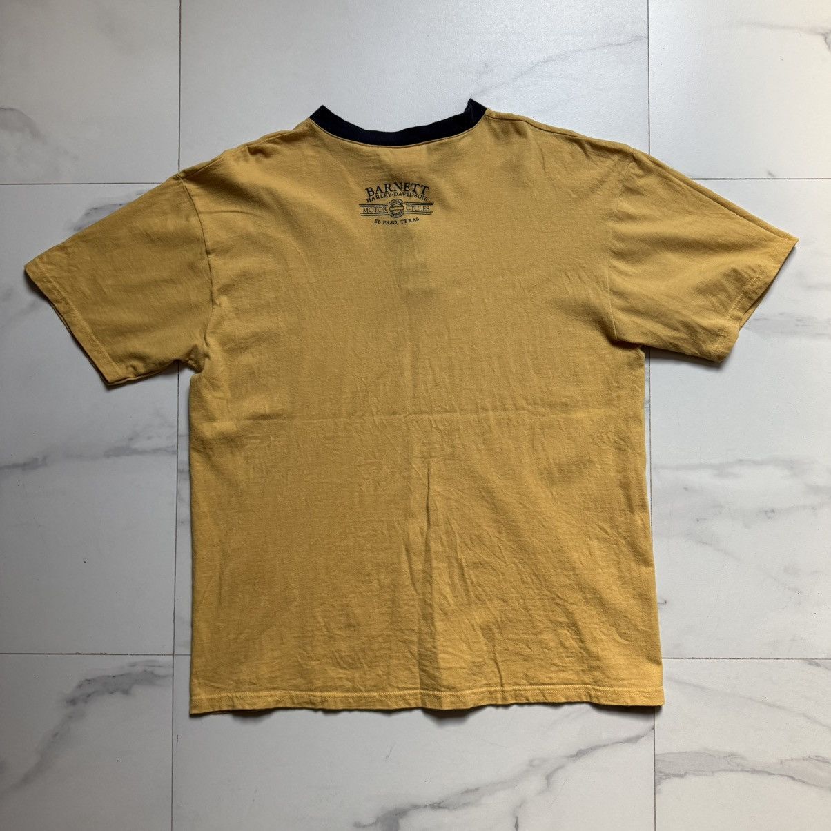 Harley Davidson Vintage Y2K H-D El Paso, TX Henley Tee Size US XL / EU 56 / 4 - 3 Thumbnail