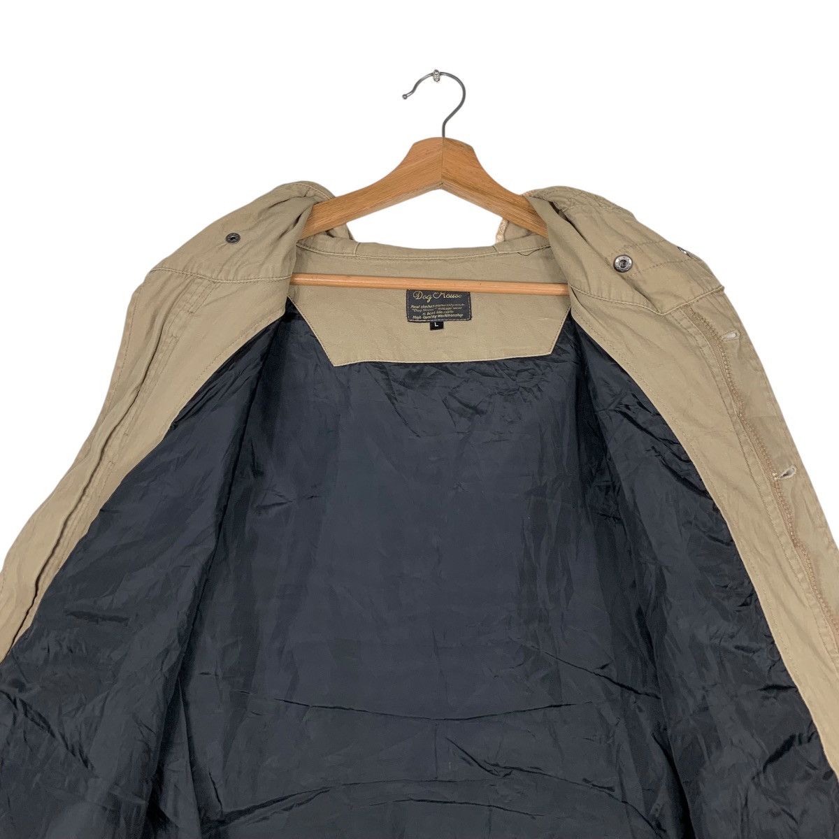 Japanese Brand DOG HOUSE Vintage Wear Hooded Jacket #1305-C59 Size US L / EU 52-54 / 3 - 13 Thumbnail