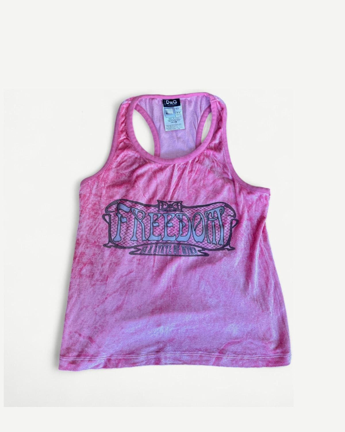 Dolce & Gabbana Velour Dolce & Gabbana Freedom Is A State Mind