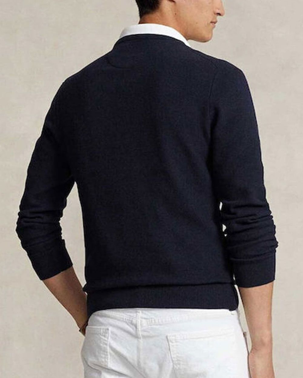 Polo Ralph Lauren o1s22i1n0125 Crewneck Cotton Sweater in Blue Size US XL / EU 56 / 4 - 2 Thumbnail