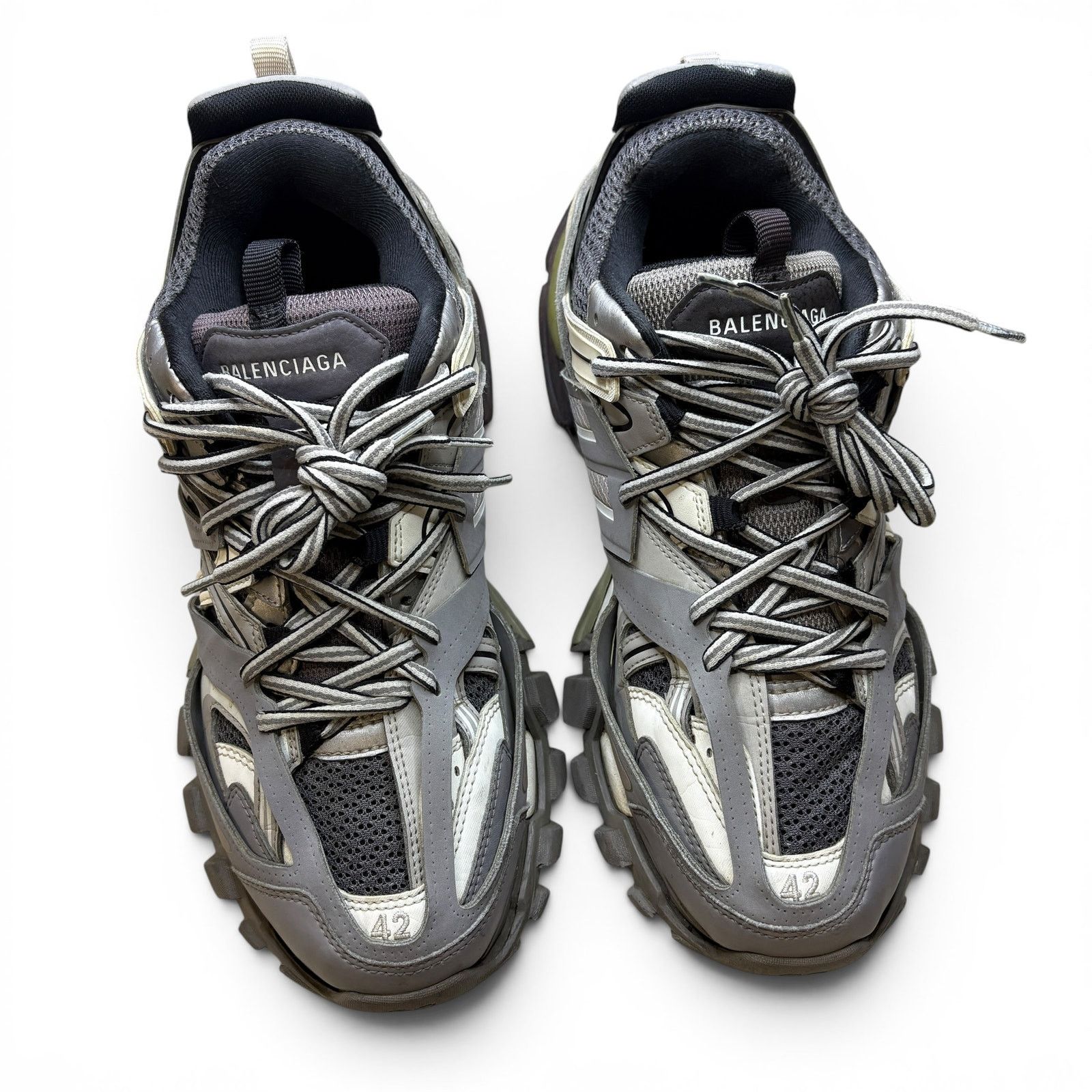 Balenciaga Size 9 - Balenciaga Track Grey White Sneakers Size US 9 / EU 42 - 4 Thumbnail