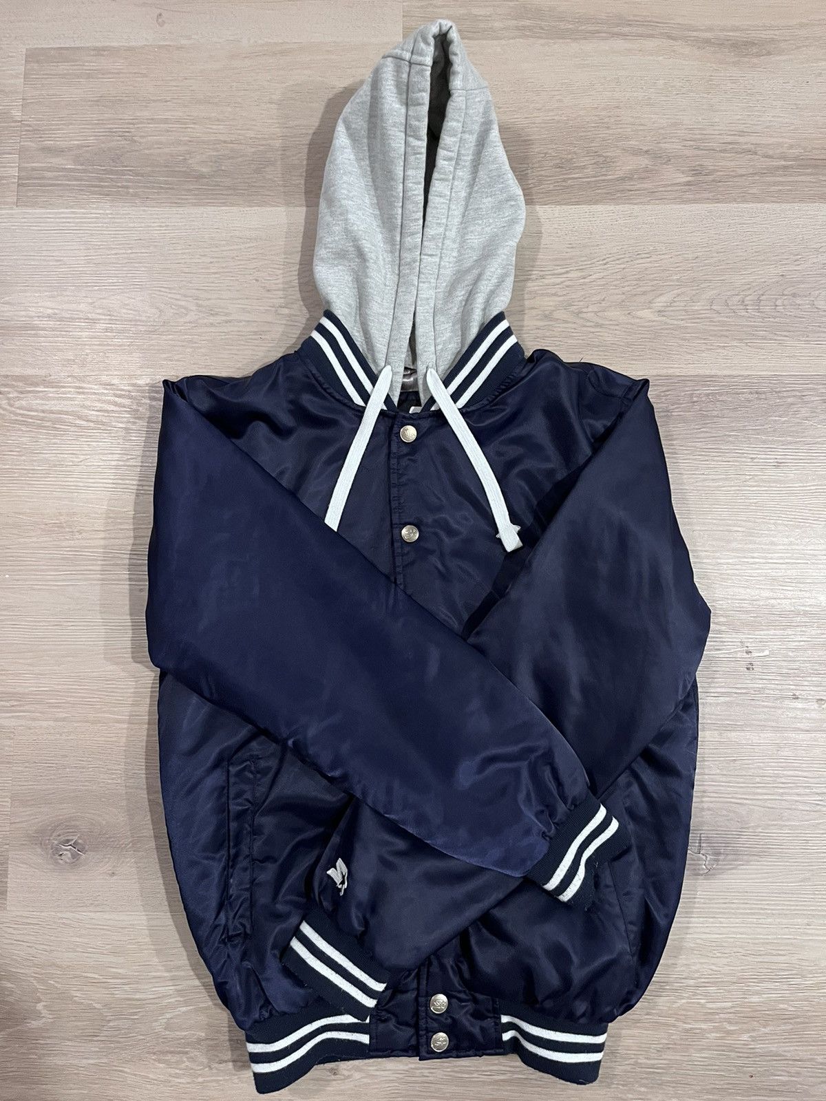 Starter × Vintage Starter jacket, with removable hood Size US S / EU 44-46 / 1 - 1 Thumbnail