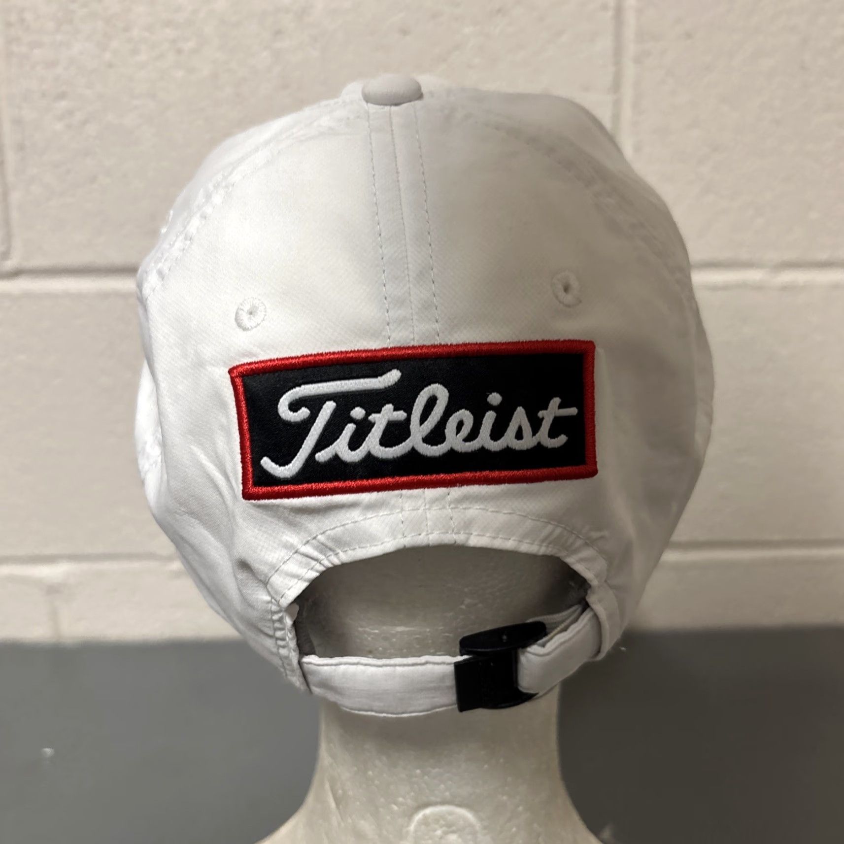 Titleist Titleist Golf Hat Foot Joy FJ Baseball Cap Strapback Adjustable White Black Men Adjustable Cap White Baseball Cap Size ONE SIZE - 5 Thumbnail