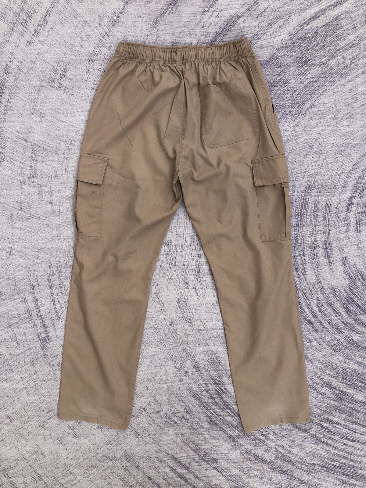 Japanese Brand Relaxted Cargo Pants Stretchble Waist Multipocket Tactical Size US 27 - 10 Thumbnail