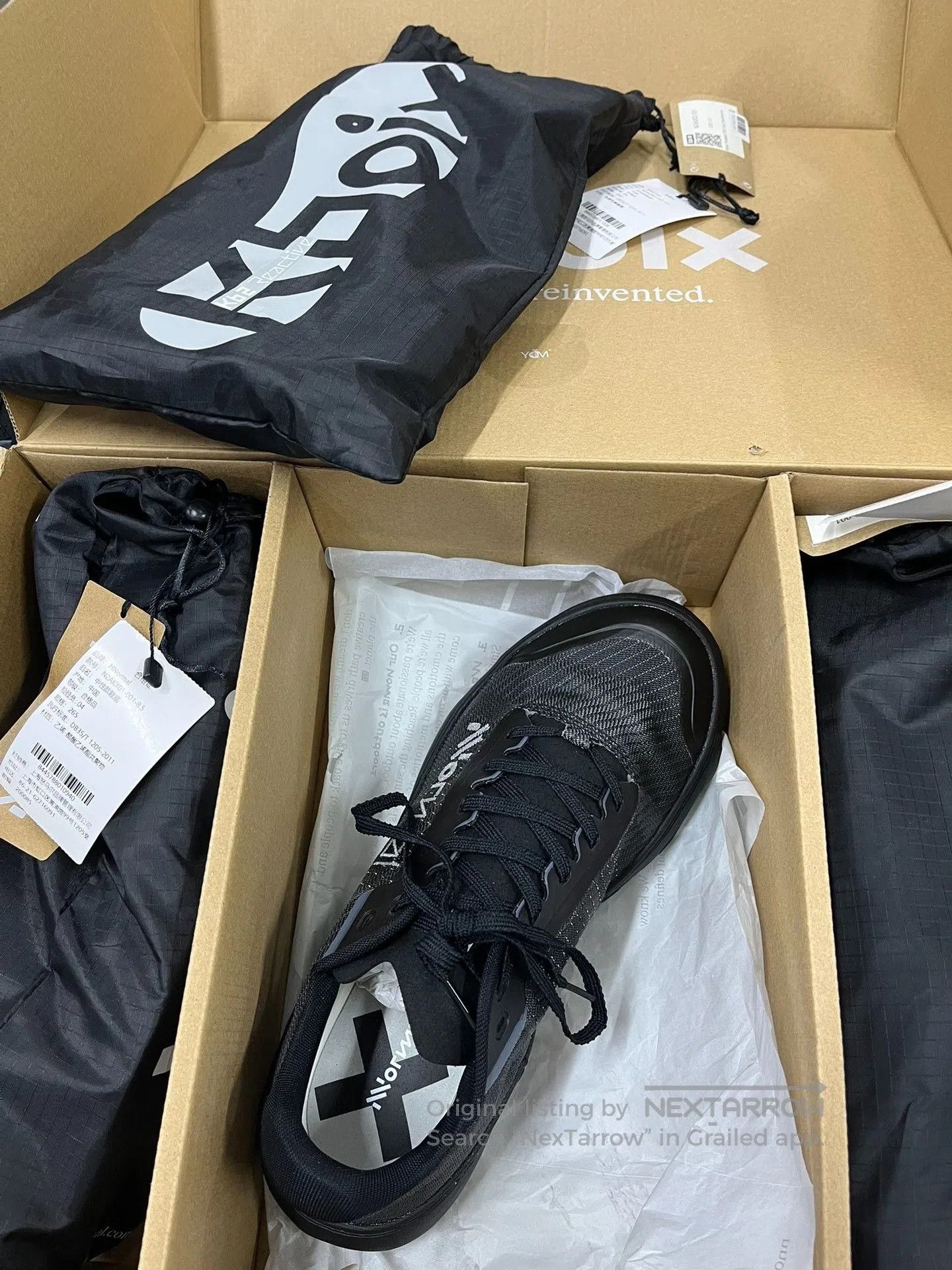 NOTSONORMAL Nnormal Kboix Detachable Midsole Trail Shoes. Size US 9.5 / EU 42-43 - 5 Thumbnail
