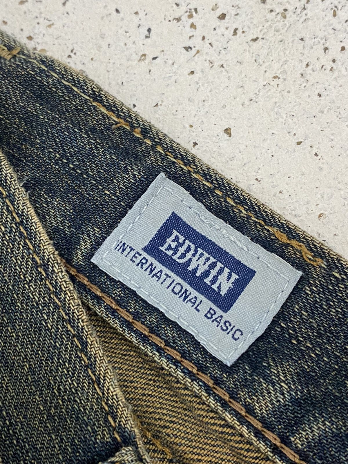 Edwin × Japanese Brand Edwin 404 Denim Baggy Loose Fit Washed Distressed Size US 32 / EU 48 - 12 Thumbnail