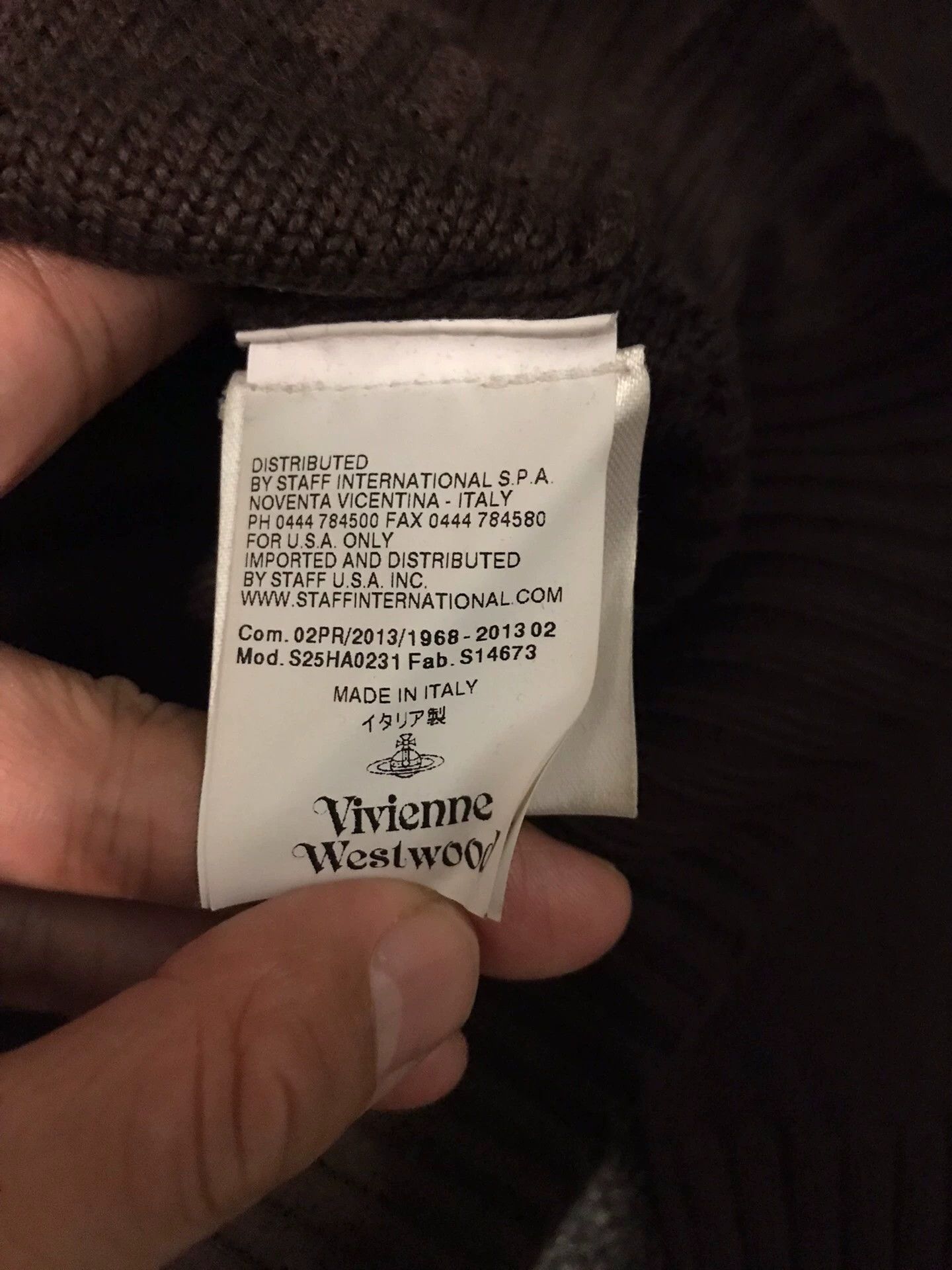 Vivienne Westwood Vivienne Westwood Color Blocked Orb Large Collar Sweater L Size US L / EU 52-54 / 3 - 6 Thumbnail