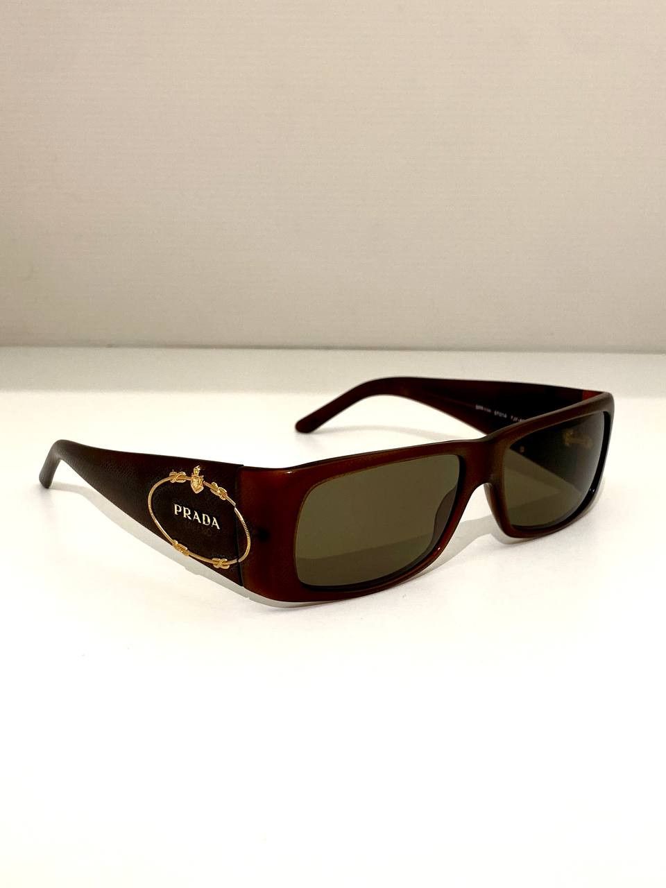 Prada PRADA Milano Logo Saffiano Retro Shield Sunglasses Vintage Size ONE SIZE - 2 Thumbnail