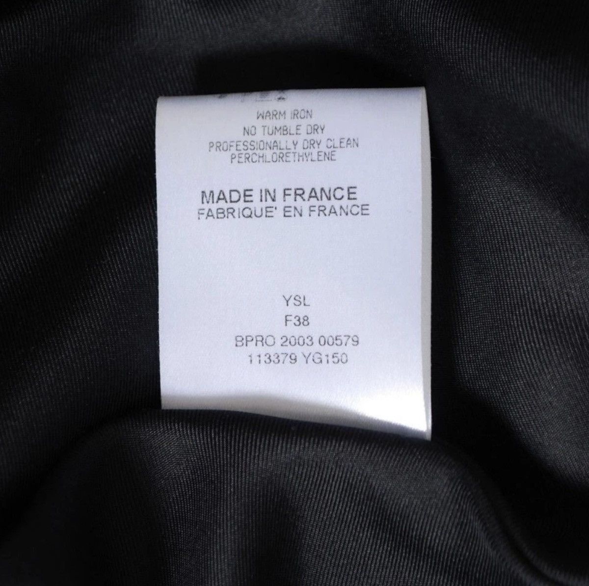Saint Laurent Paris SAINT LAURENT by Tom Ford FW2003 Velvet Silk Bomber Jacket Size S / US 4 / IT 40 - 8 Thumbnail