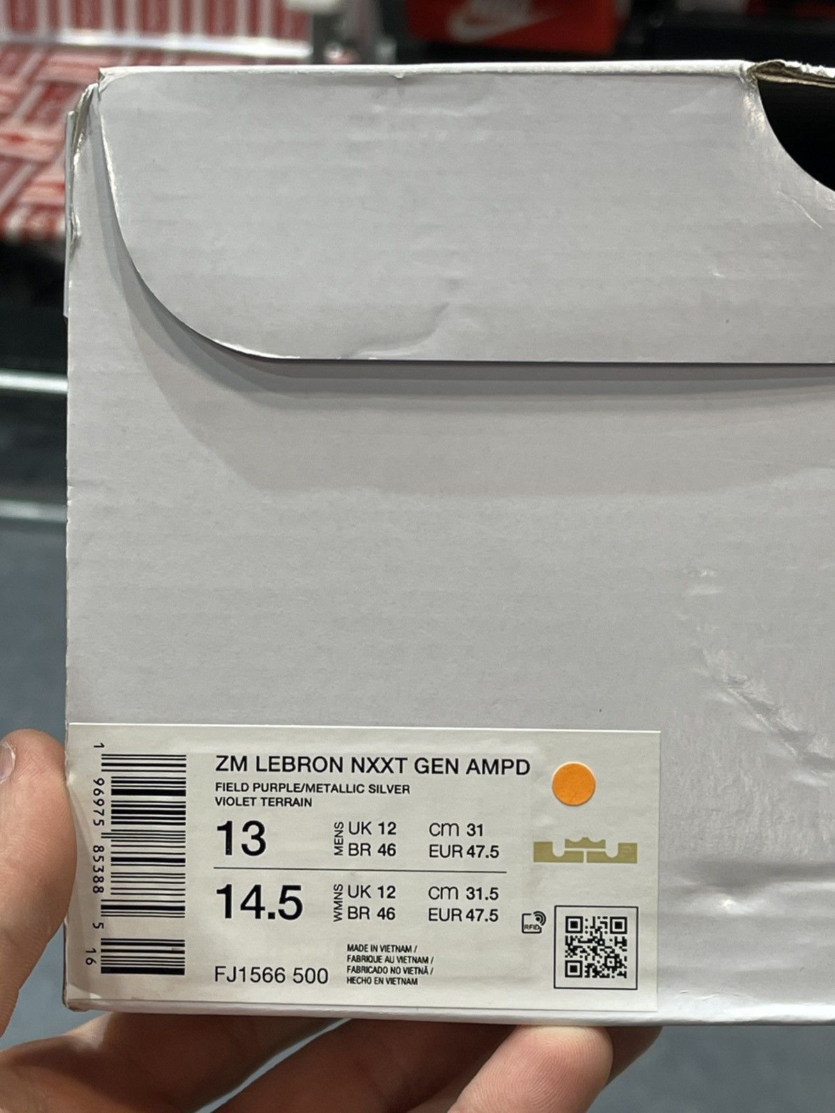 Jordan Brand Size 13 - Lebron NXXT Gen AMPD Purple Size US 13 / EU 46 - 11 Thumbnail