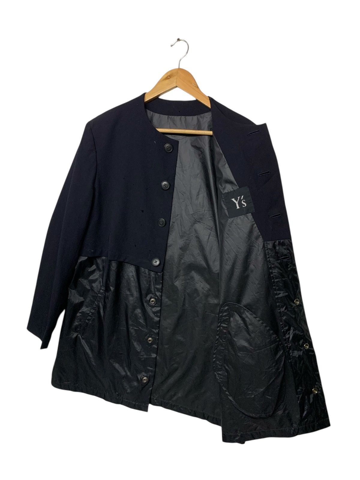 Designer × Y's × Yohji Yamamoto Rare‼️Y's Yohji Yamamoto Full Button Ups Blazer Size L / US 10 / IT 46 - 1 Thumbnail