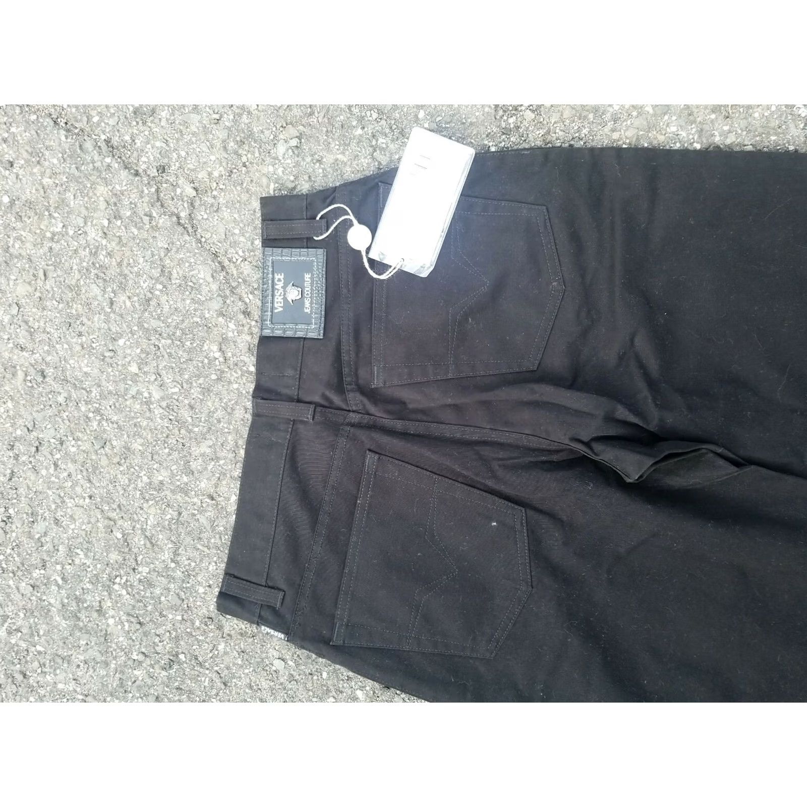 Versace Jeans Couture VINTAGE Versace Jeans Couture Jeans Pants Black 30x34 Unisex Adults Regular Inseam 34 Deadstock Mens Womens Size US 30 / EU 46 - 7 Thumbnail