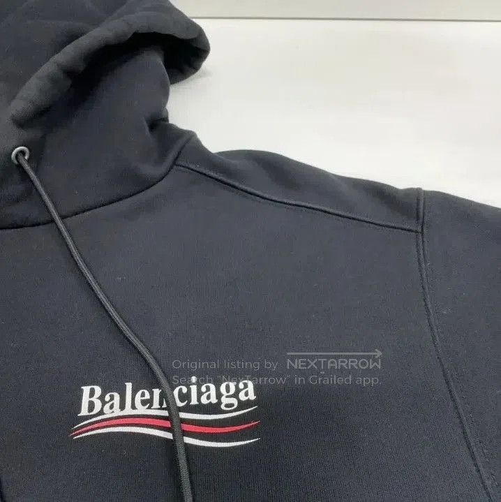 Balenciaga Balenciaga Political Campaign Logo Hoodie Black. Size US XS / EU 42 / 0 - 7 Thumbnail