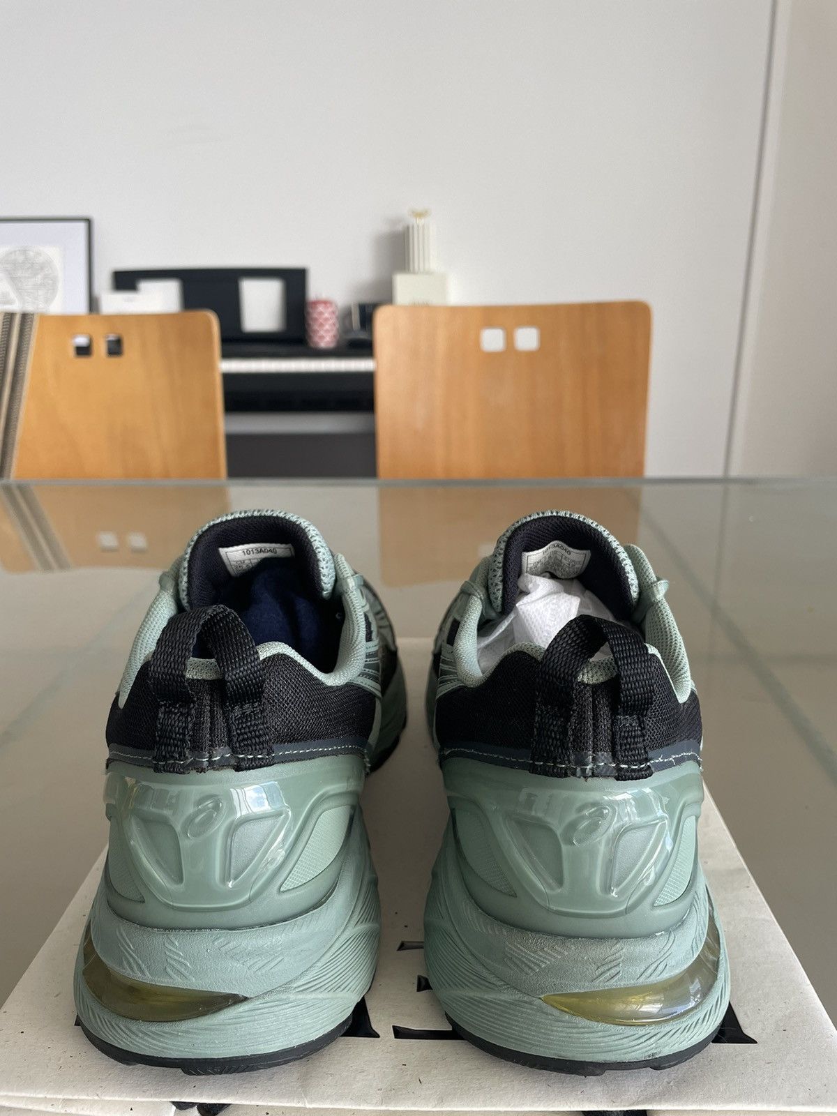 Asics × Kiko Kostadinov KIKO KOSTADINOV ASICS Gel Burz 2 Seafoam/SlateGrey/MintGreen Size US 8.5 / EU 41-42 - 5 Thumbnail