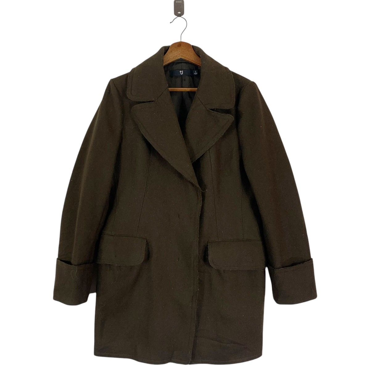 Jil Sander × Uniqlo VINTAGE JILL SANDER X UNIQLO JAPAN WOOL OVERCOAT Size L / US 10 / IT 46 - 1 Thumbnail