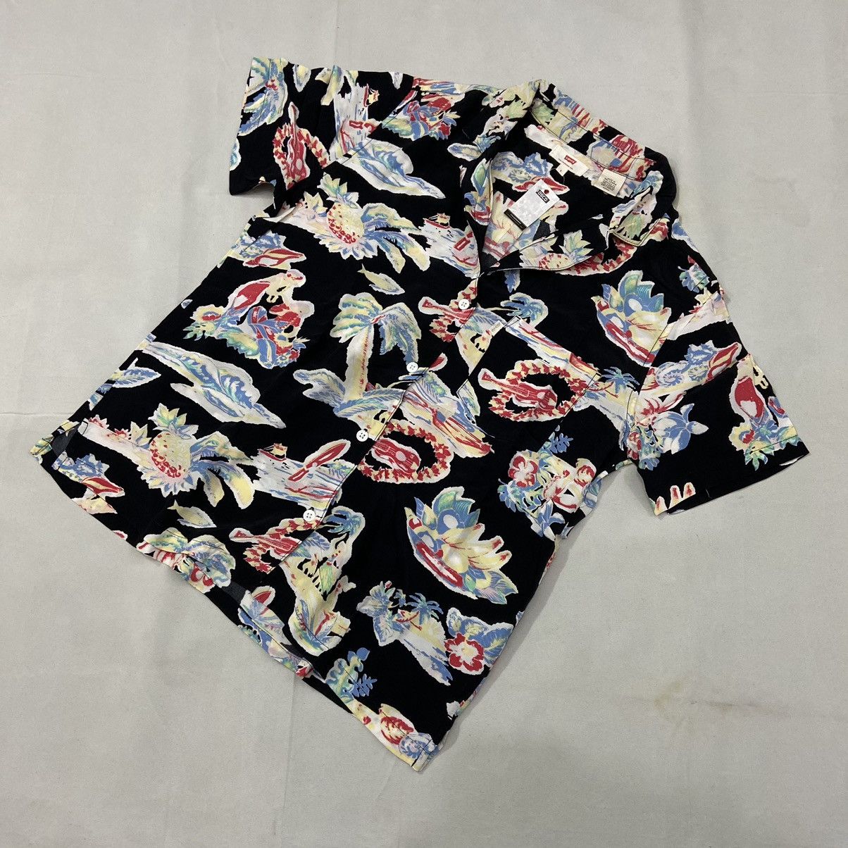 Jams World × Levi's Levi’s Open Collar Shirt Short Sleeve Pattern Palm Beach Size S / US 4 / IT 40 - 1 Thumbnail