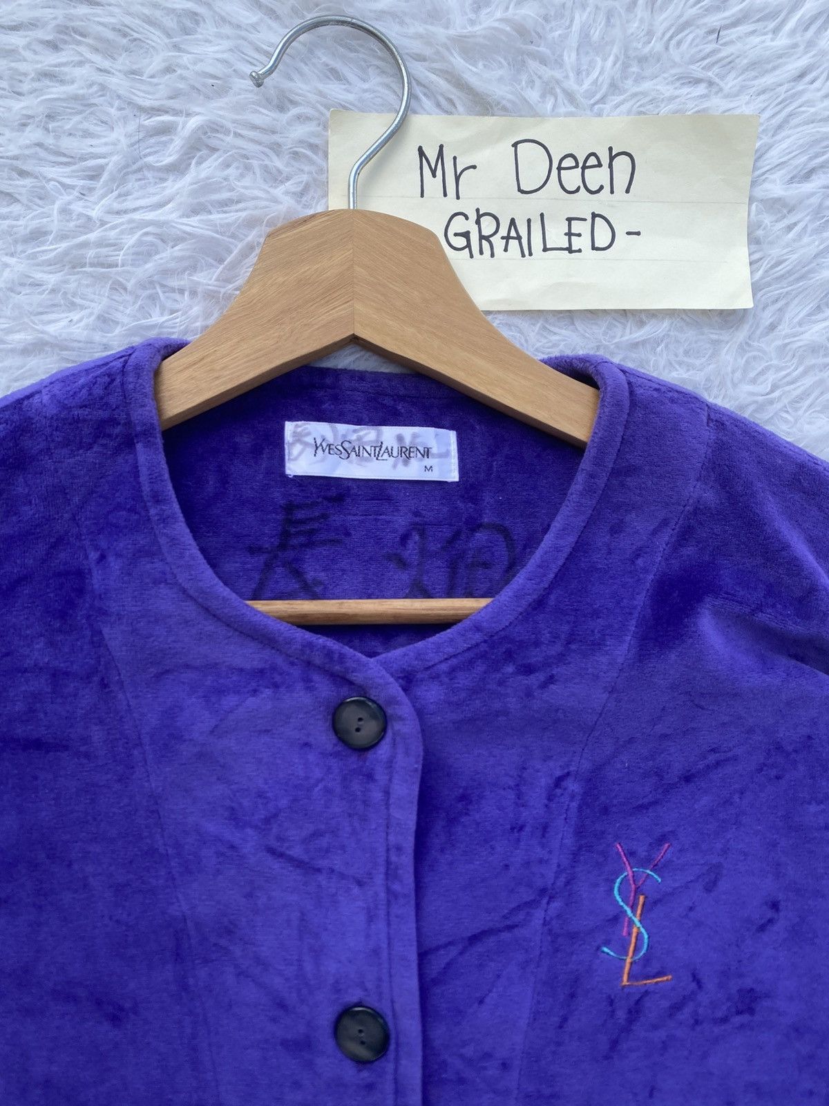 Yves Saint Laurent Rare Vintage Yves Saint Laurent Buttons Jacket Size US M / EU 48-50 / 2 - 8 Thumbnail