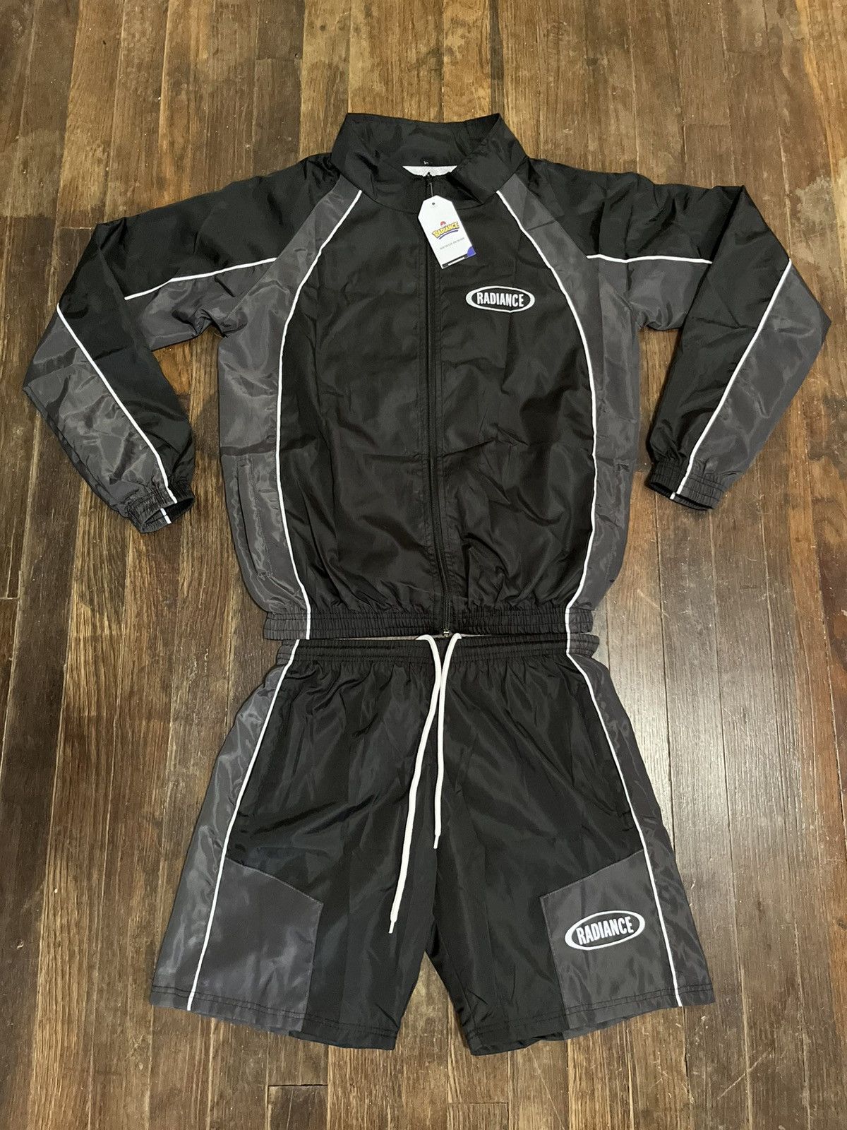 Nike y2k radiance windbreaker set black gray men’s large Size M / US 6-8 / IT 42-44 - 22 Thumbnail
