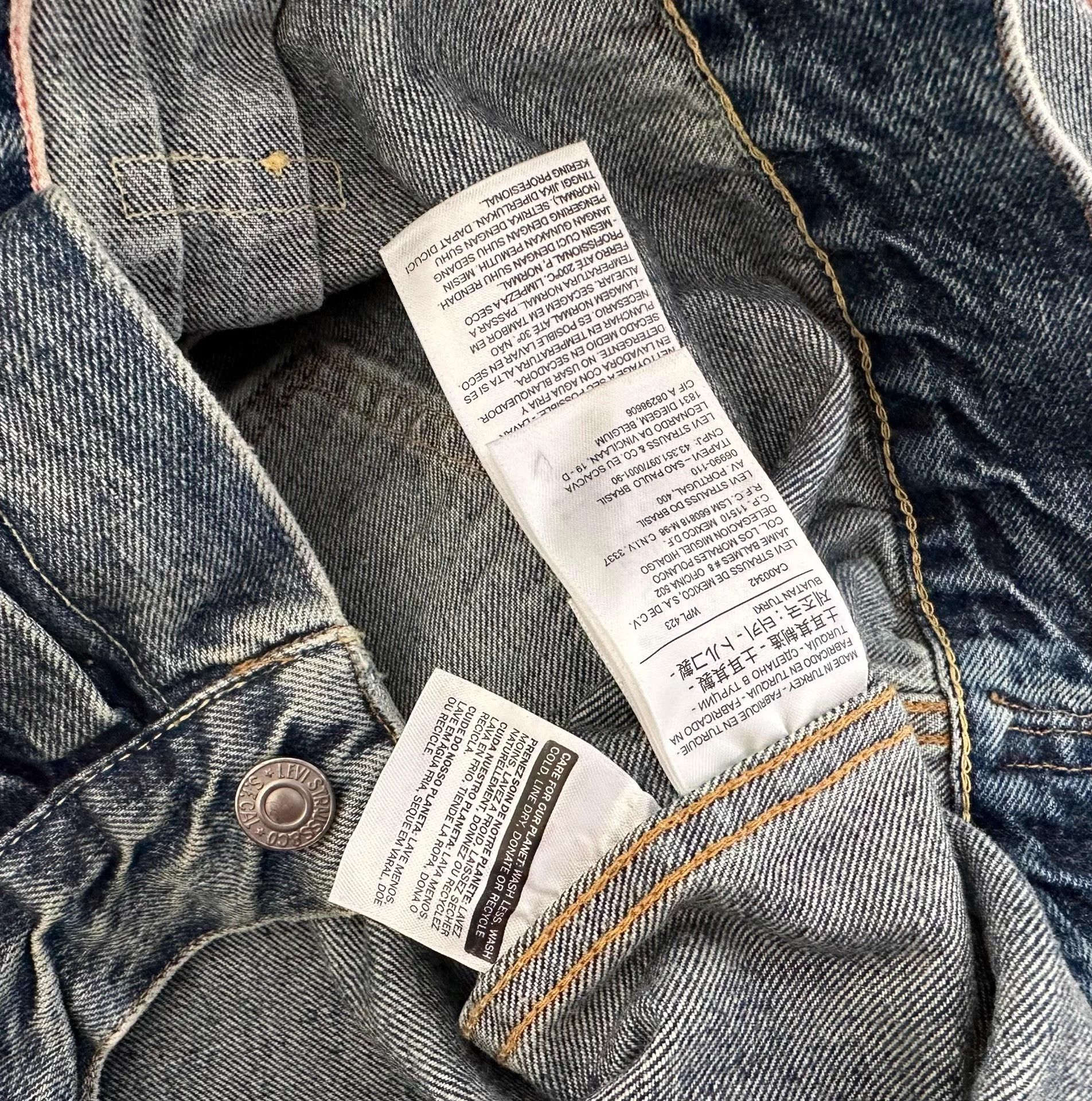Levi's Levi's LVC Distressed Patched Selvedge Denim Jacket 507 S Size US L / EU 52-54 / 3 - 5 Thumbnail