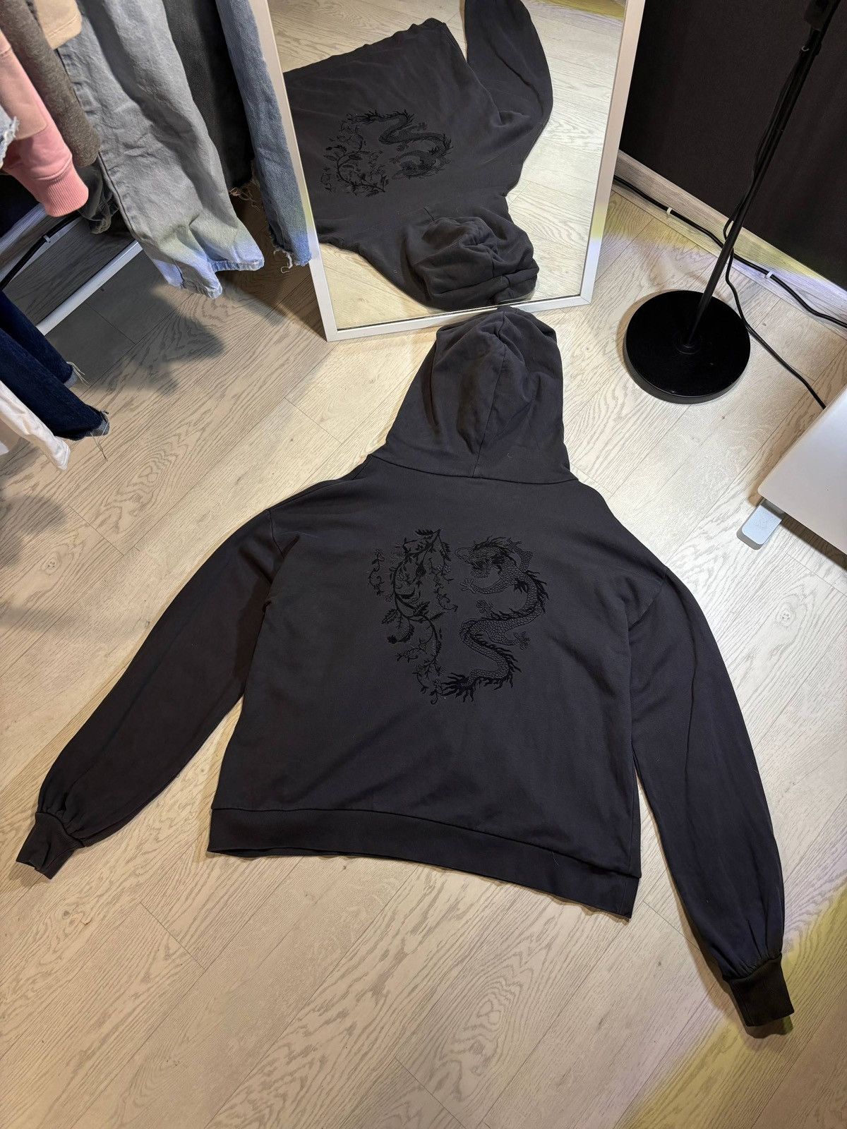 Allsaints Women’s Allsaints Rihan Dragon hoodie Size:L Size L / US 10 / IT 46 - 2 Thumbnail