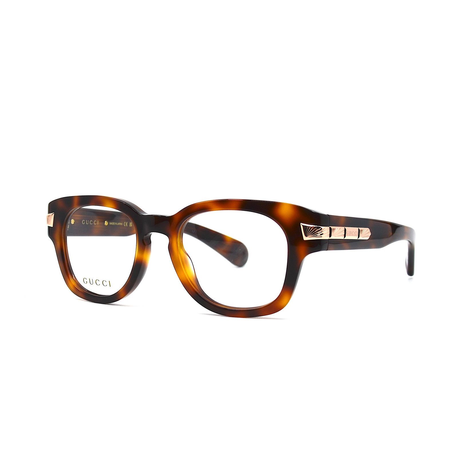 Gucci NEW GUCCI GG1518O 002 HAVANA AUTHENTIC EYEGLASSES FRAME Size ONE SIZE - 5 Thumbnail