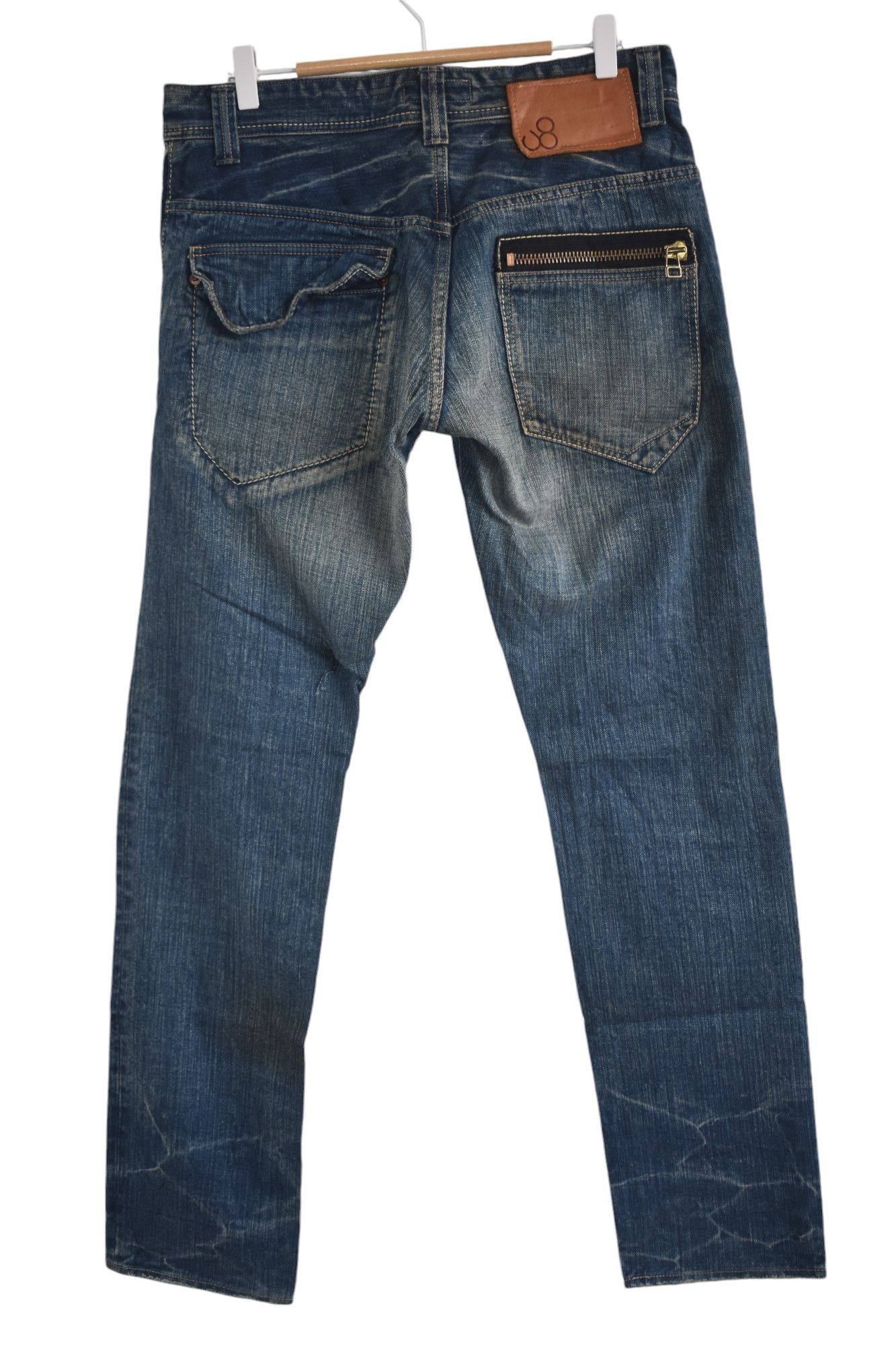 Japanese Brand × Jean × Johnbull WIDE LEG 🔥 Johnbull Kojima Japan denim Jeans Pants W32 Size US 32 / EU 48 - 2 Thumbnail
