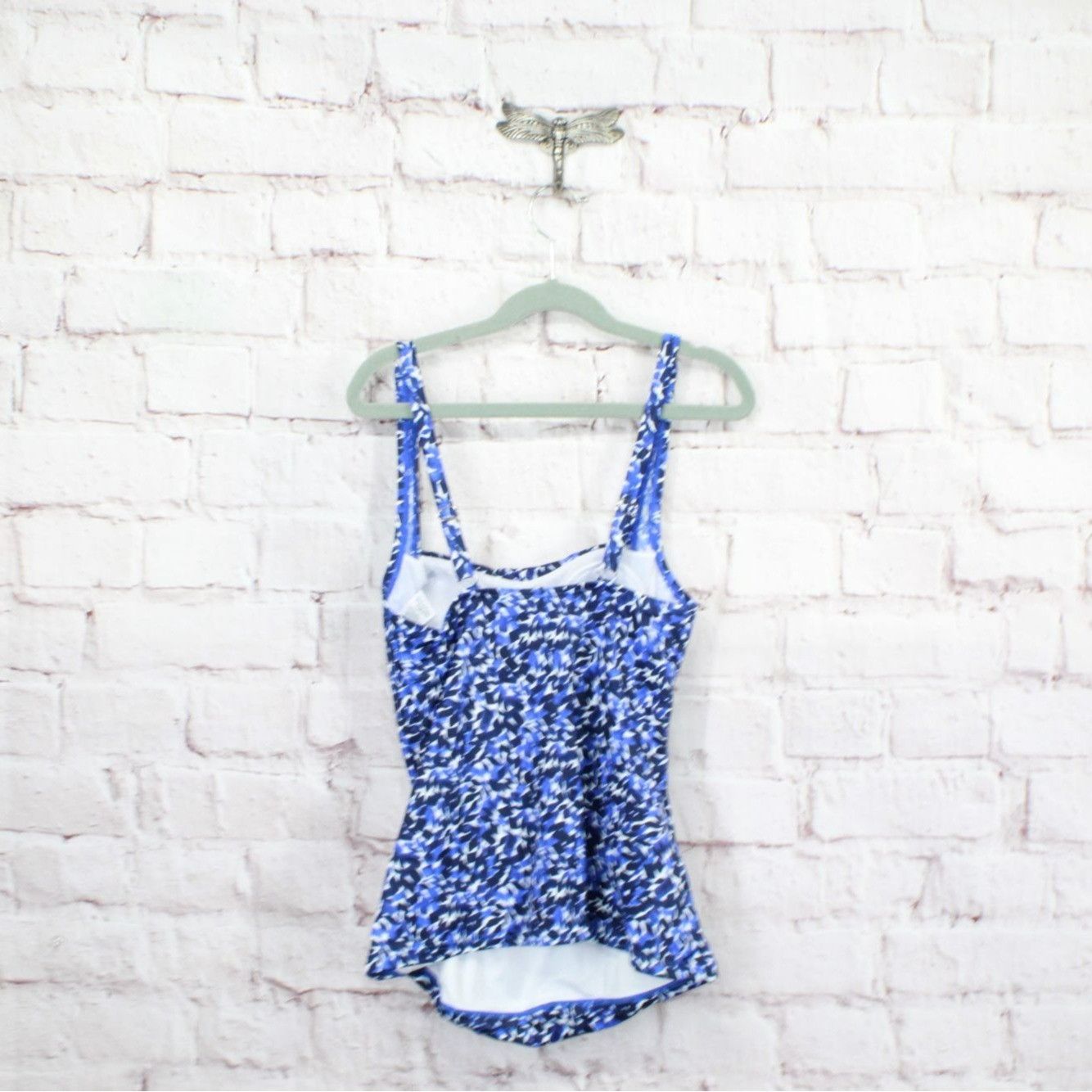 L.L. Bean LL Bean Mix and Match Square Neck Floral Tankini Top Size S / US 4 / IT 40 - 6 Thumbnail