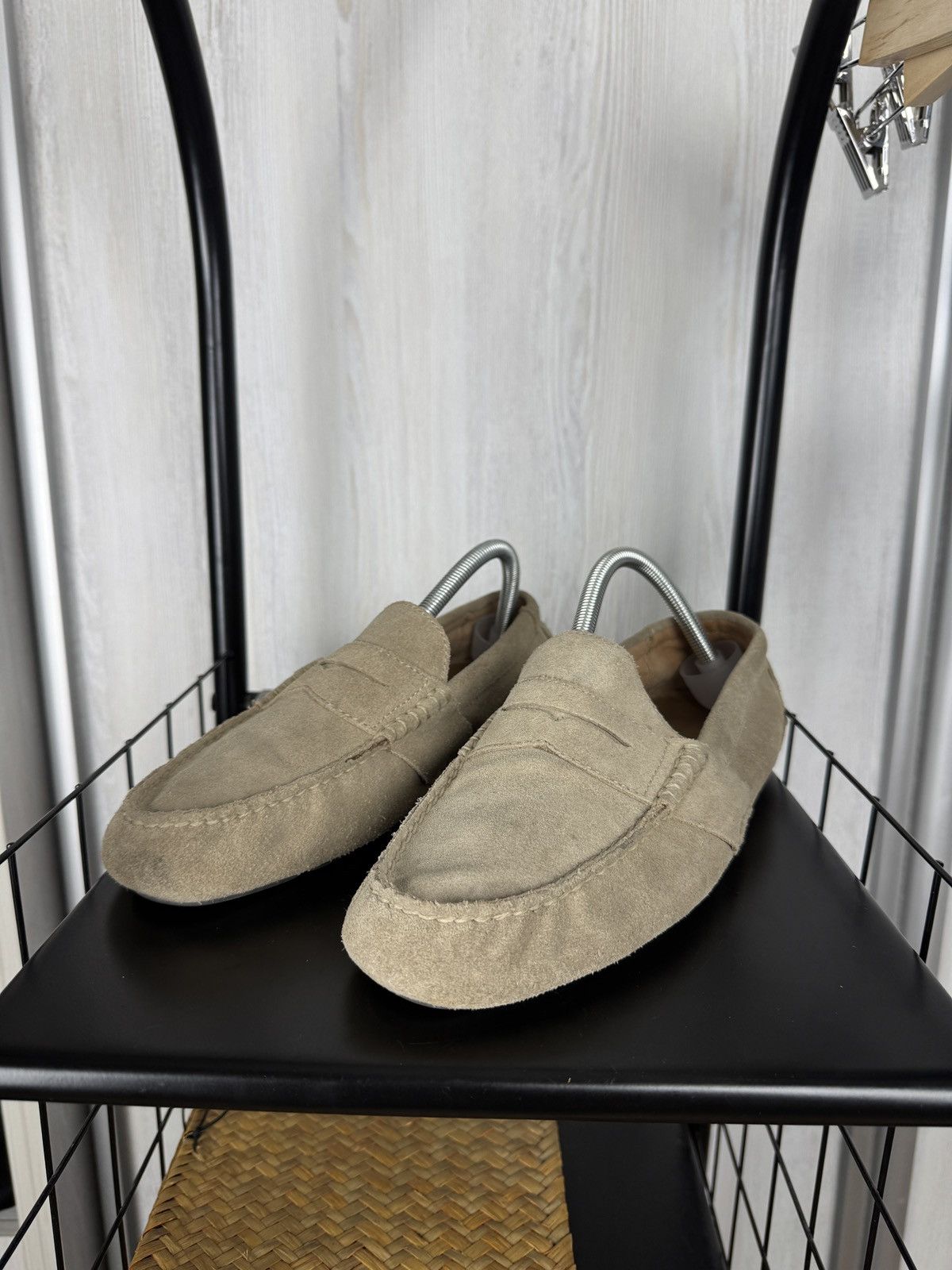 Polo Ralph Lauren Polo Ralph Lauren Telly leather suede slip-on loafers shoes Size US 9 / EU 42 - 7 Thumbnail