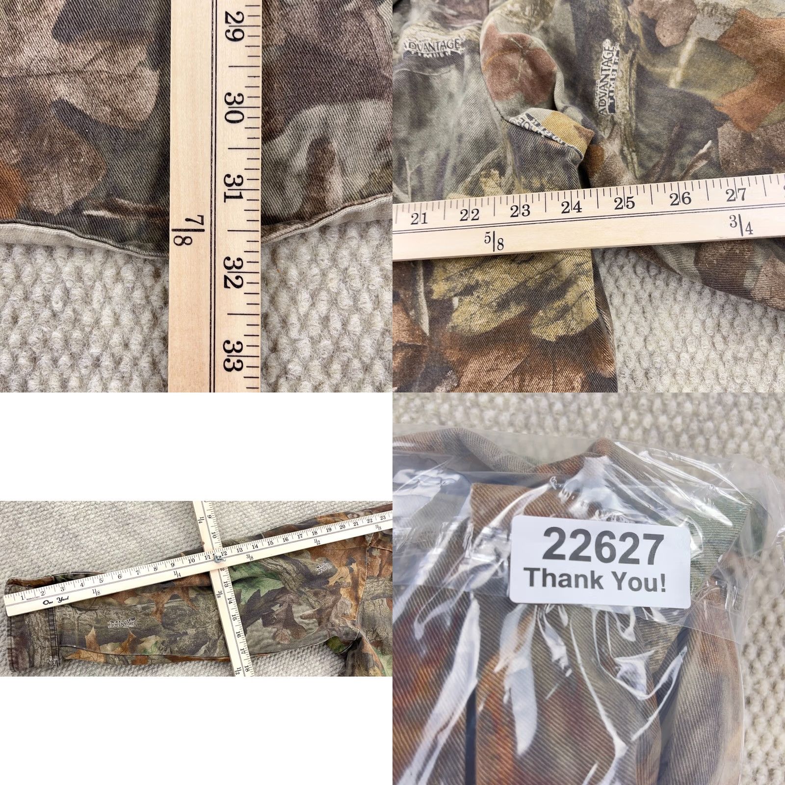 Walls VINTAGE Camo Shirt Men XL Button Up Twill Shacket Unlined Advantage Timber Size US XL / EU 56 / 4 - 8 Thumbnail